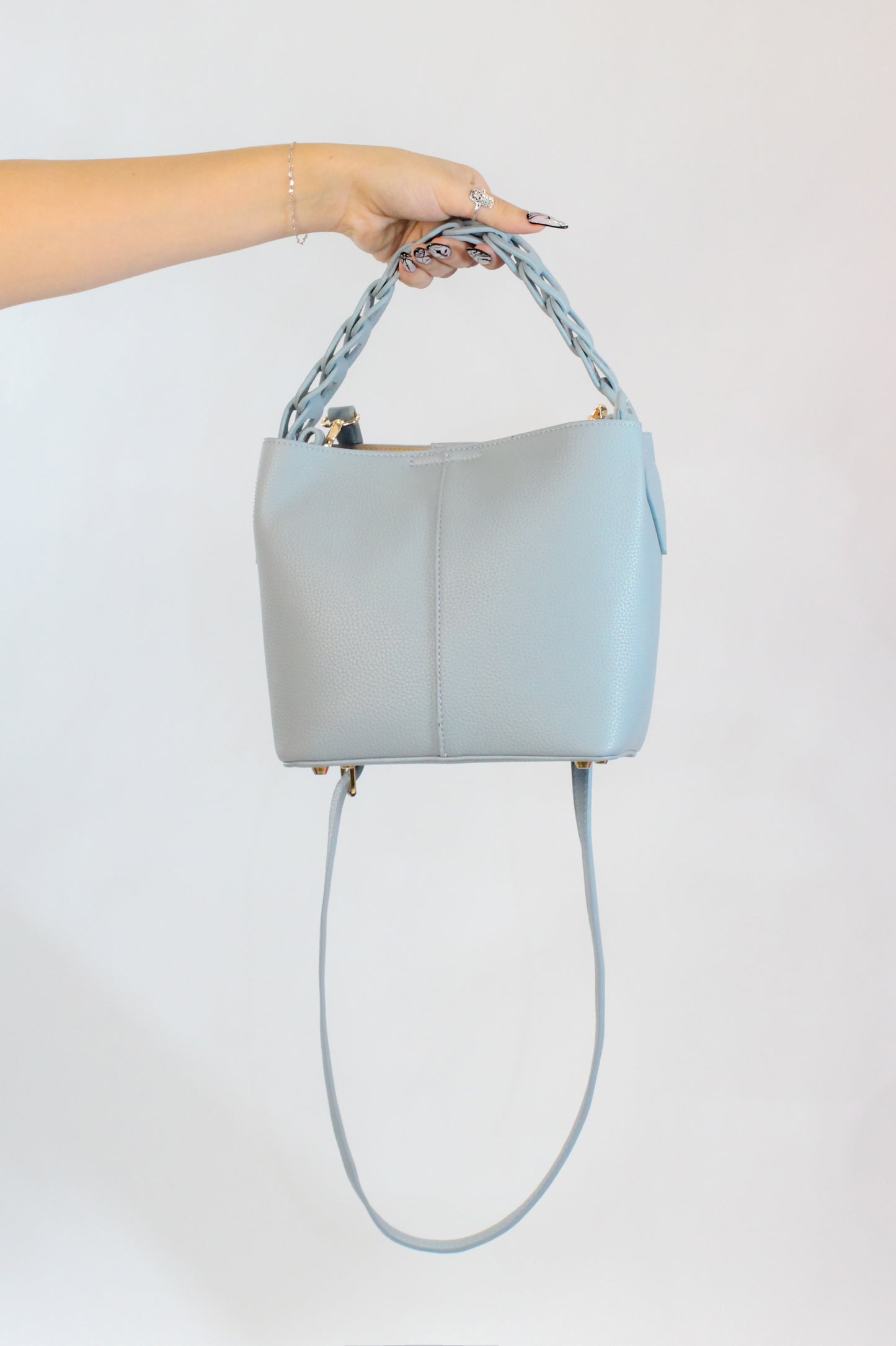 Can't Handle It Purse - Blue - Yellow - Pink