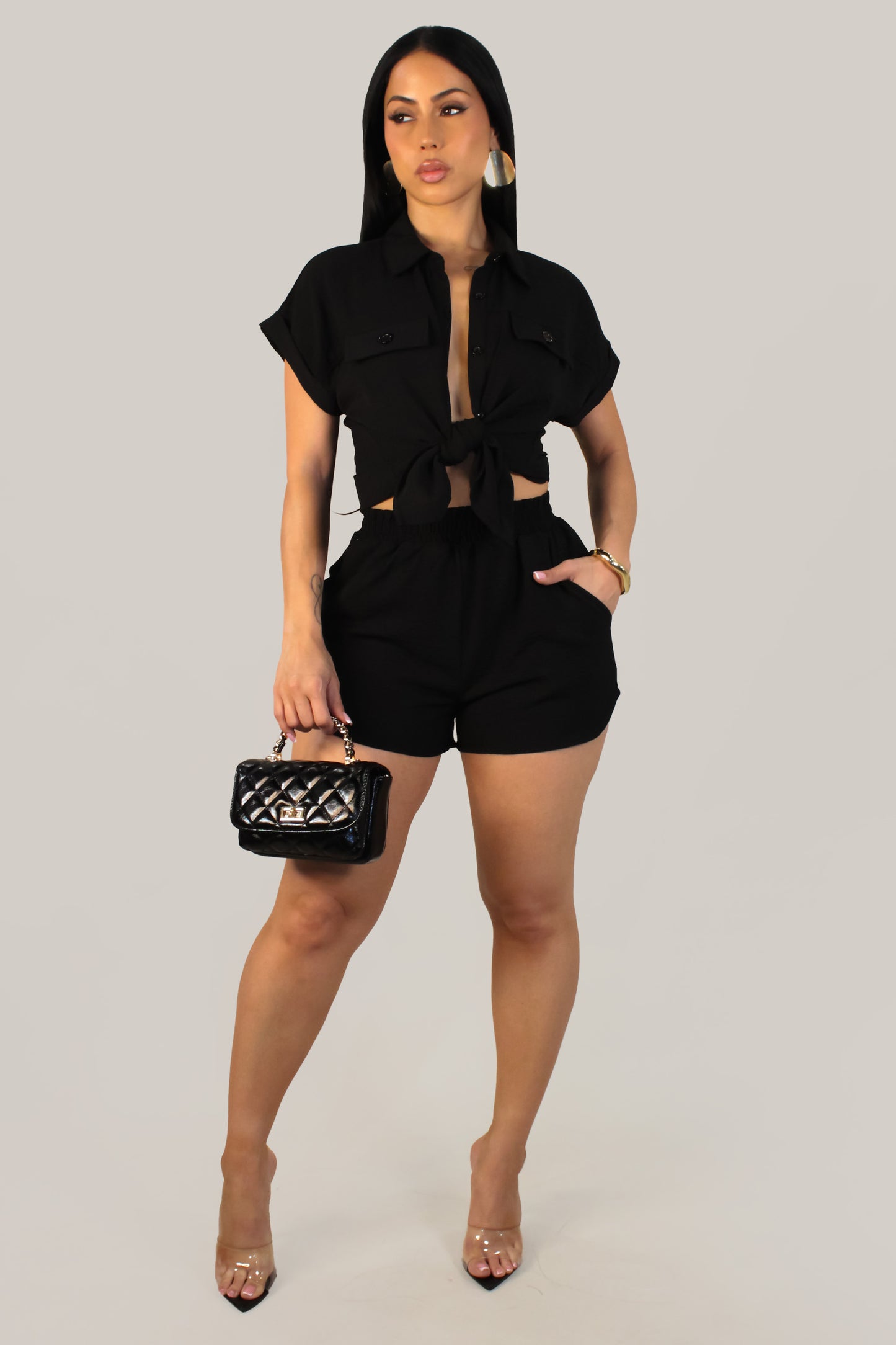 Marissa Short Set - Black