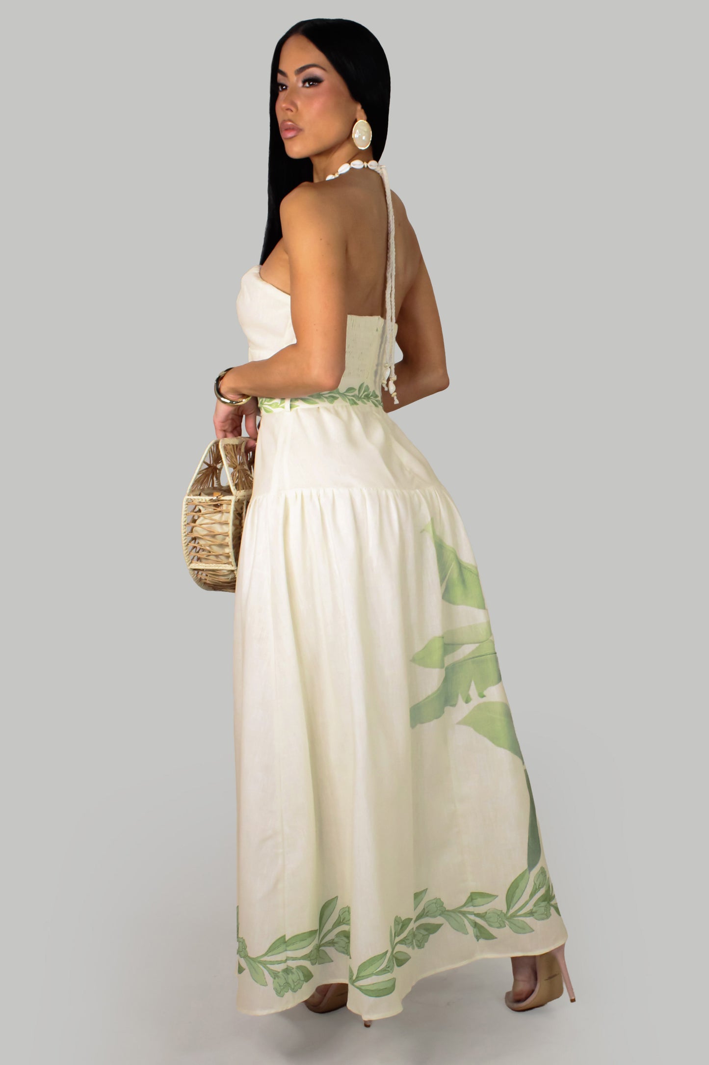 Island Grace Dress - Ivory