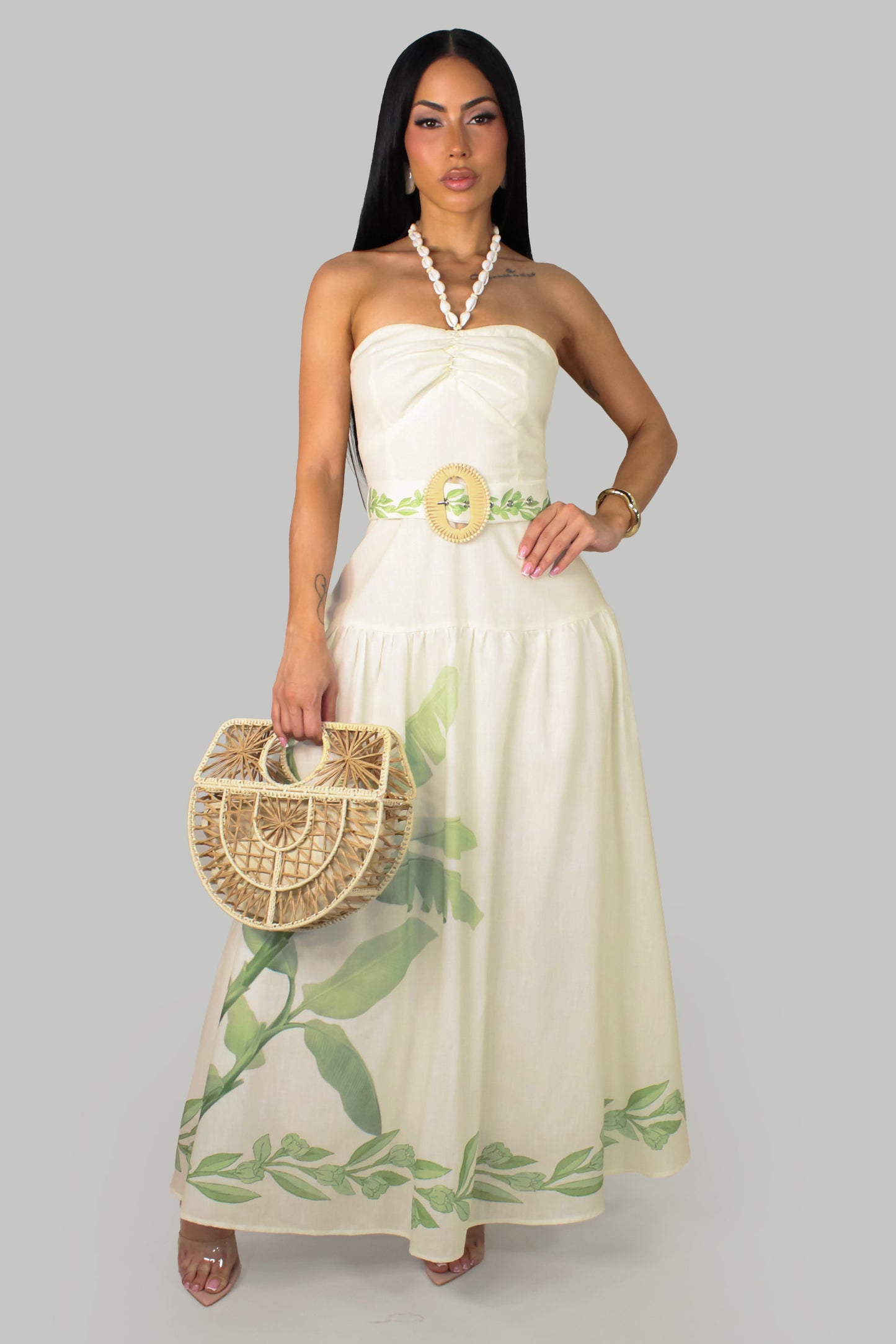 Island Grace Dress - Ivory