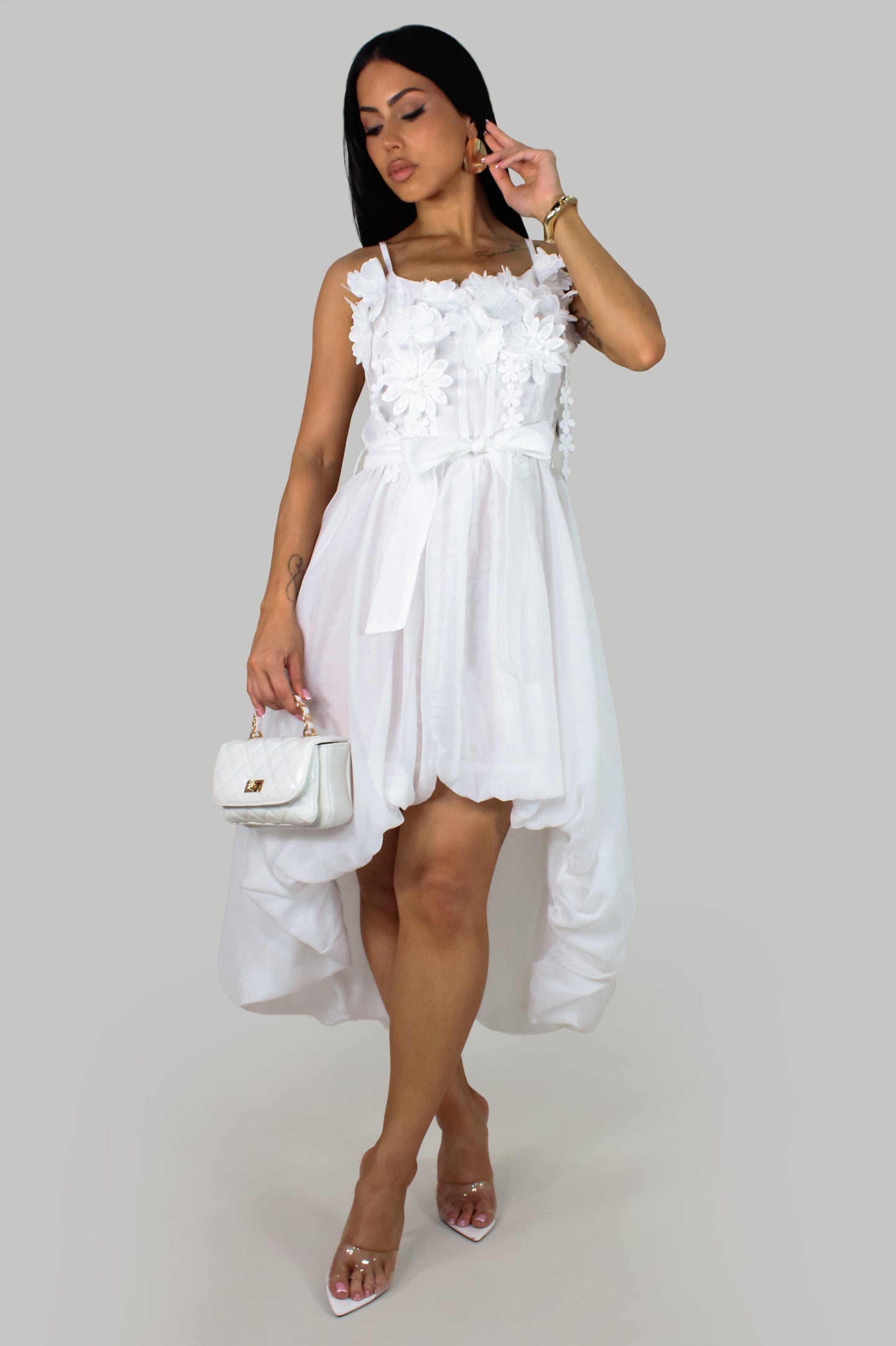 Clara's  Dress - White