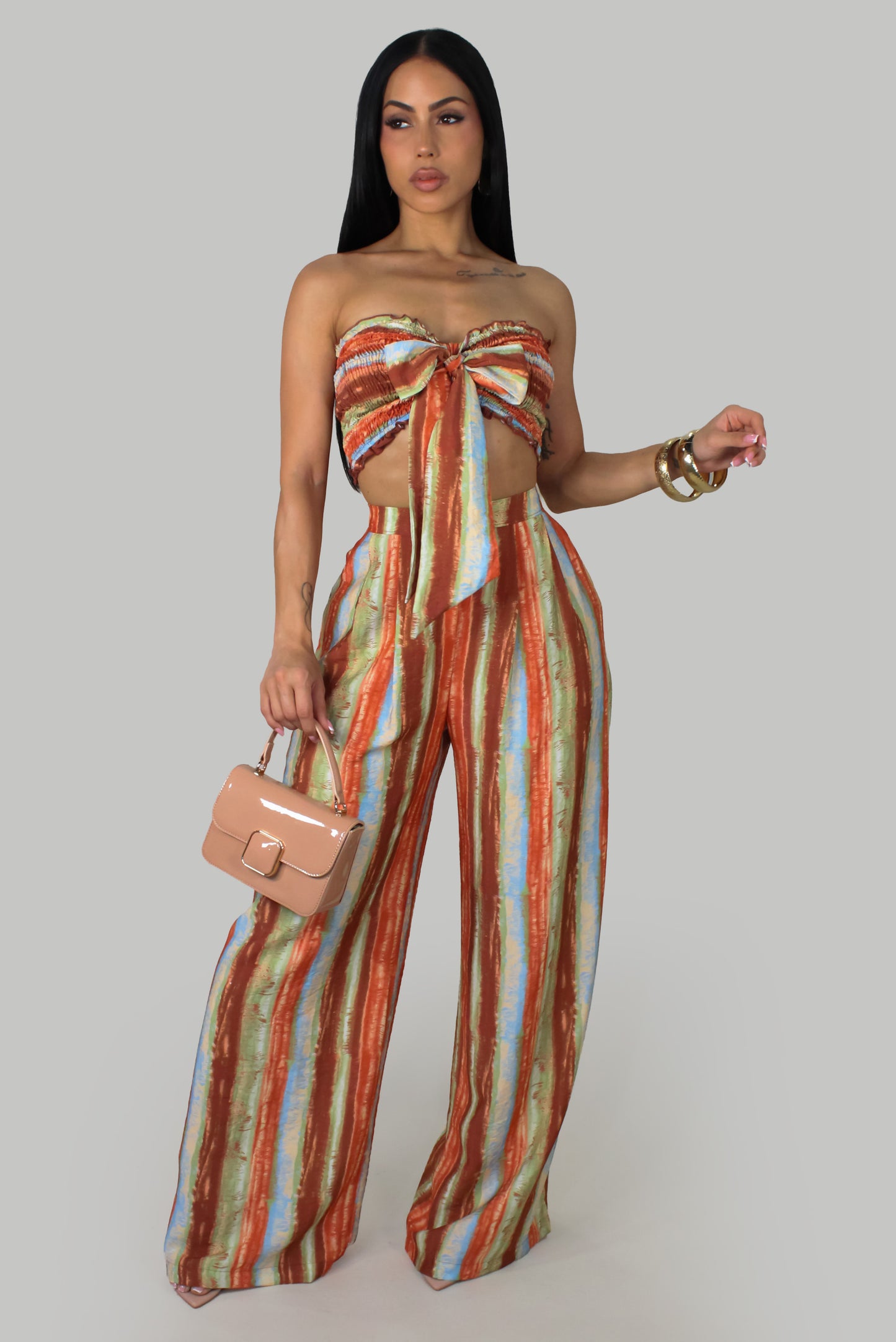 Harmony Pant Set -Rust