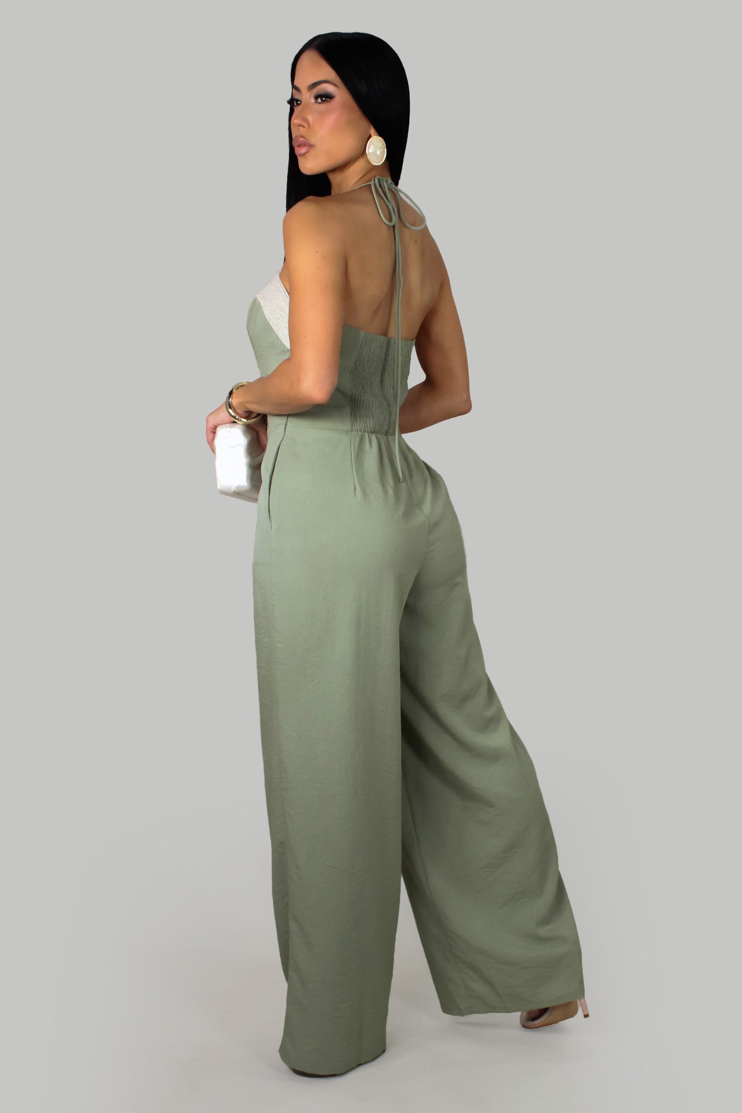 Hannah's Jumpsuit - Sage