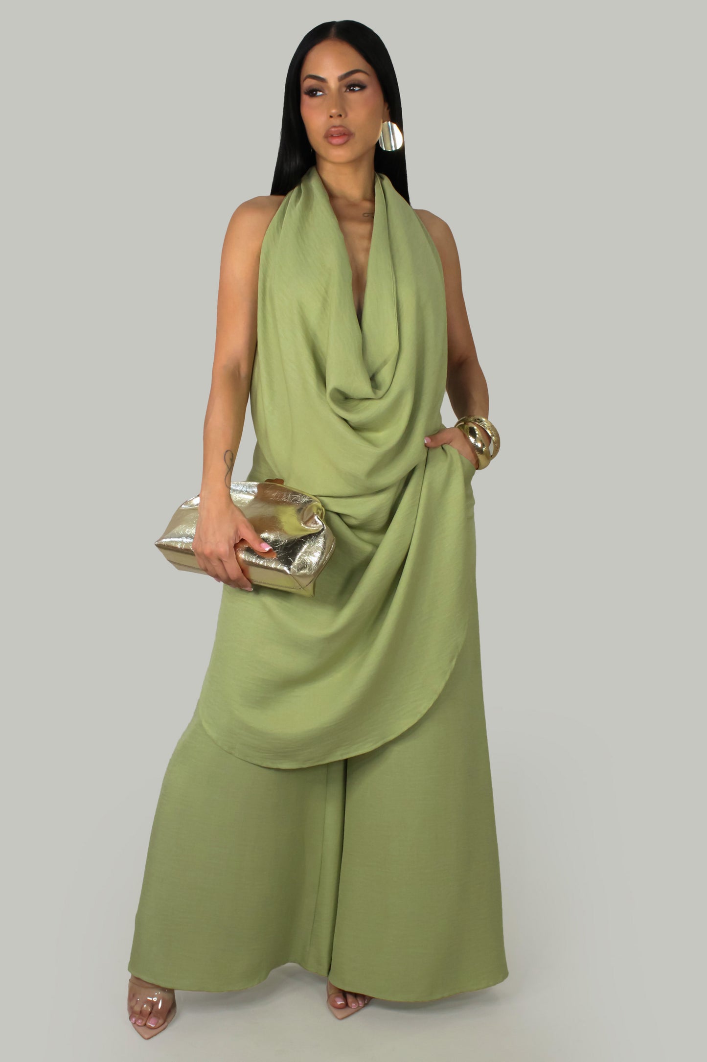 Denisse's Pant Set - Green