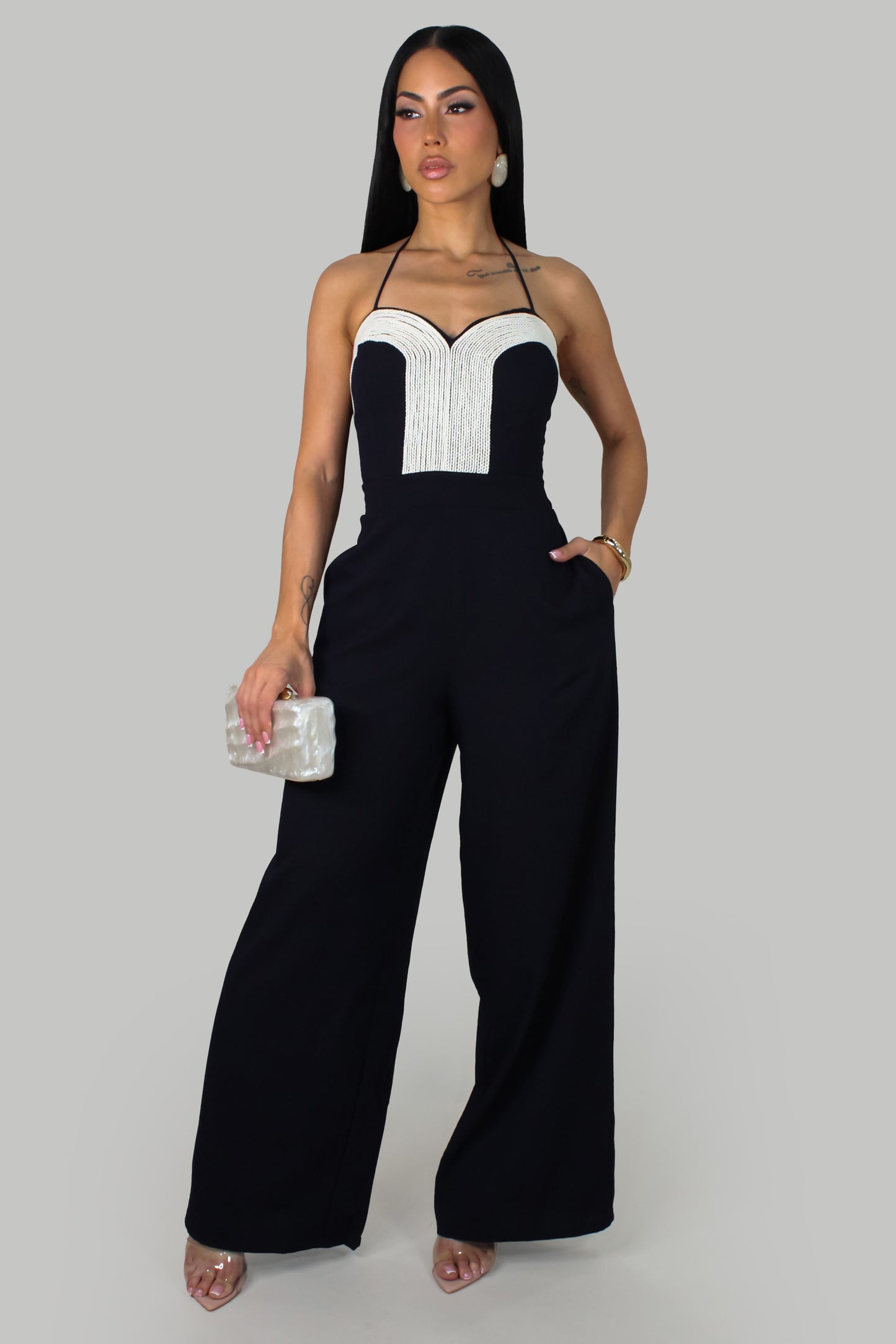 Hannah's Jumpsuit - Navy