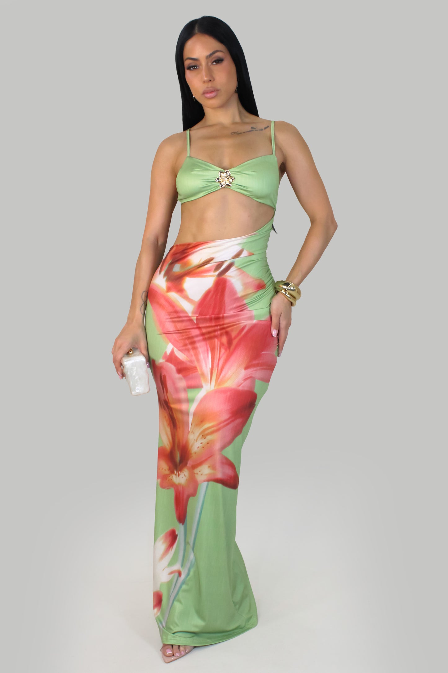 Lily Eclipse Dress -Green
