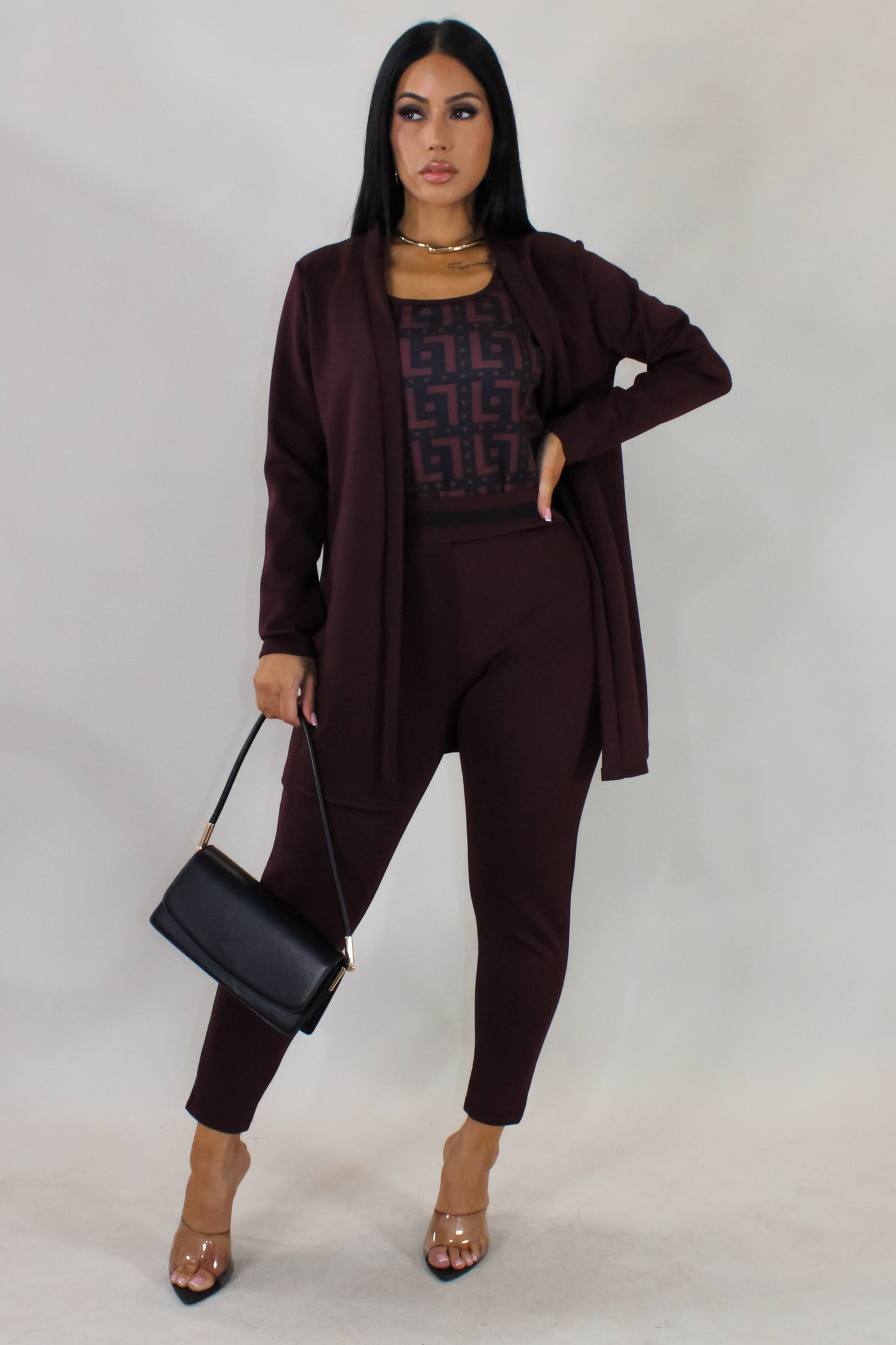 Been There Pant Set - Red