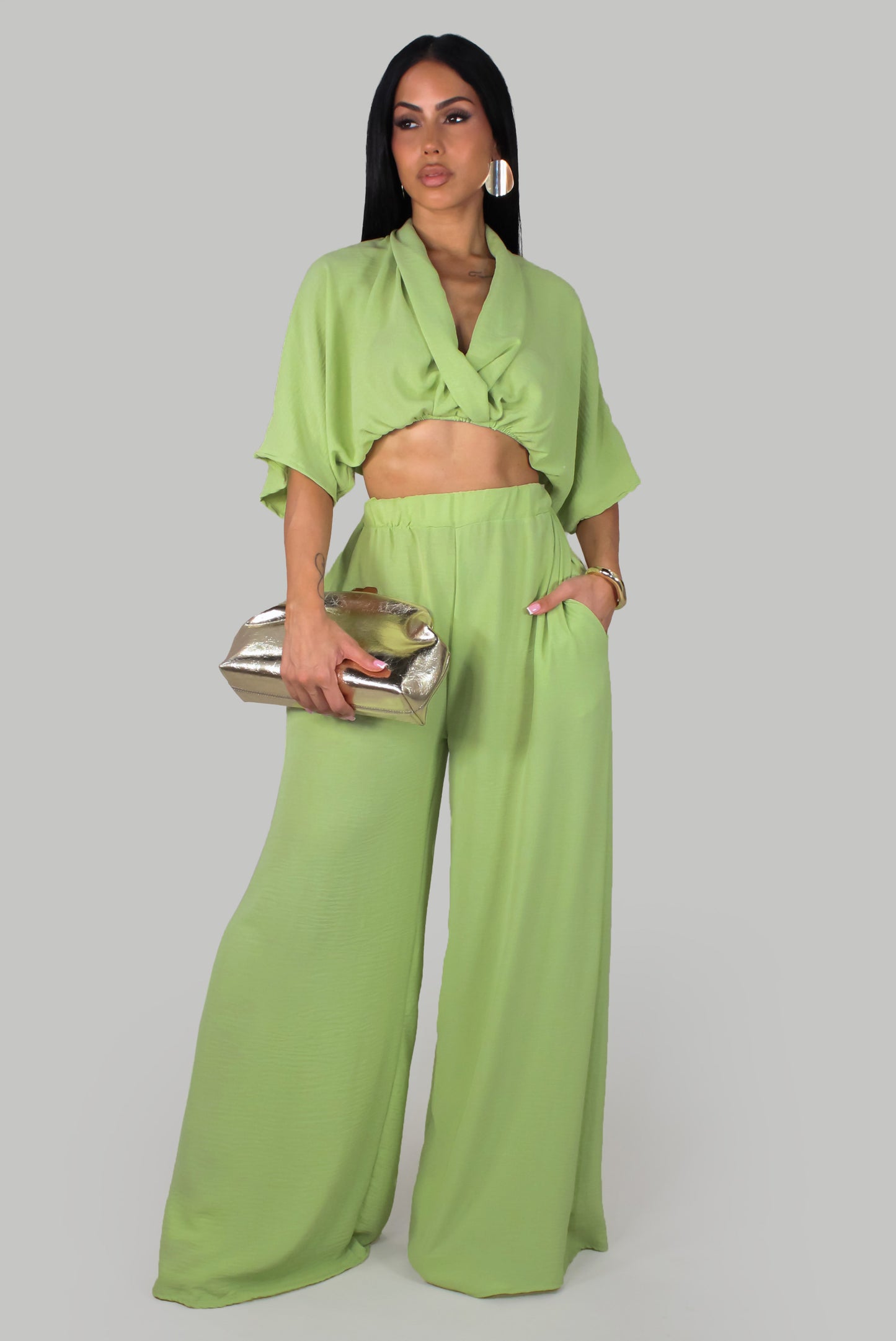 Alessia's Pant Set - Green