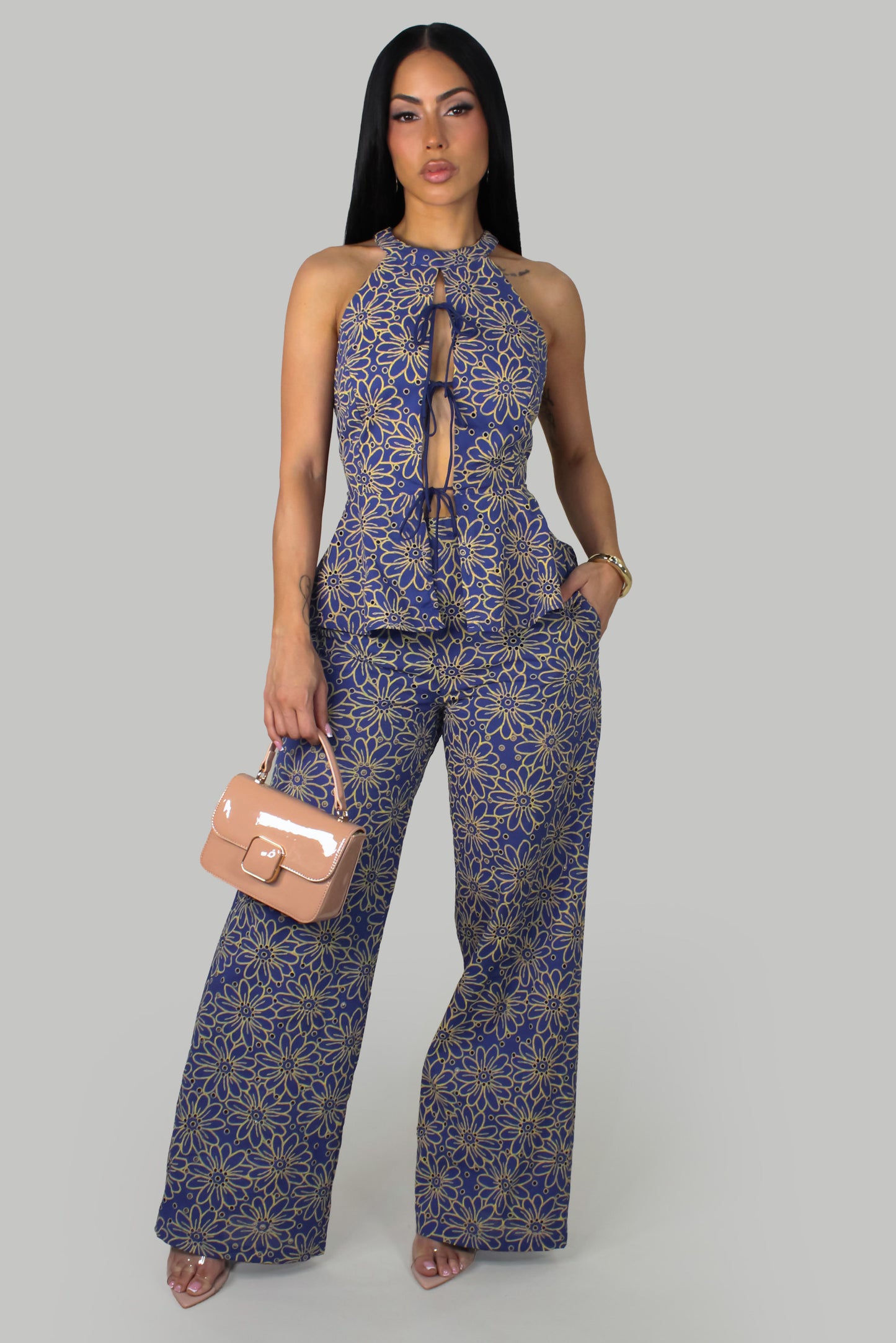 Florence's Pant Set - Blue