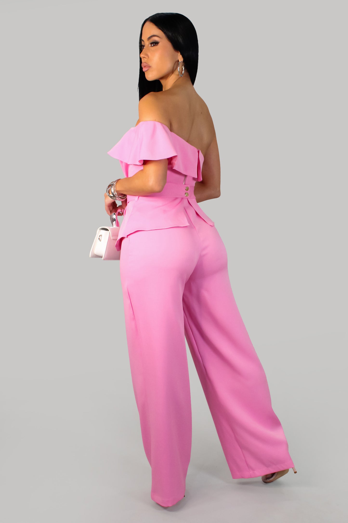 Deliana Pant Set - Pink