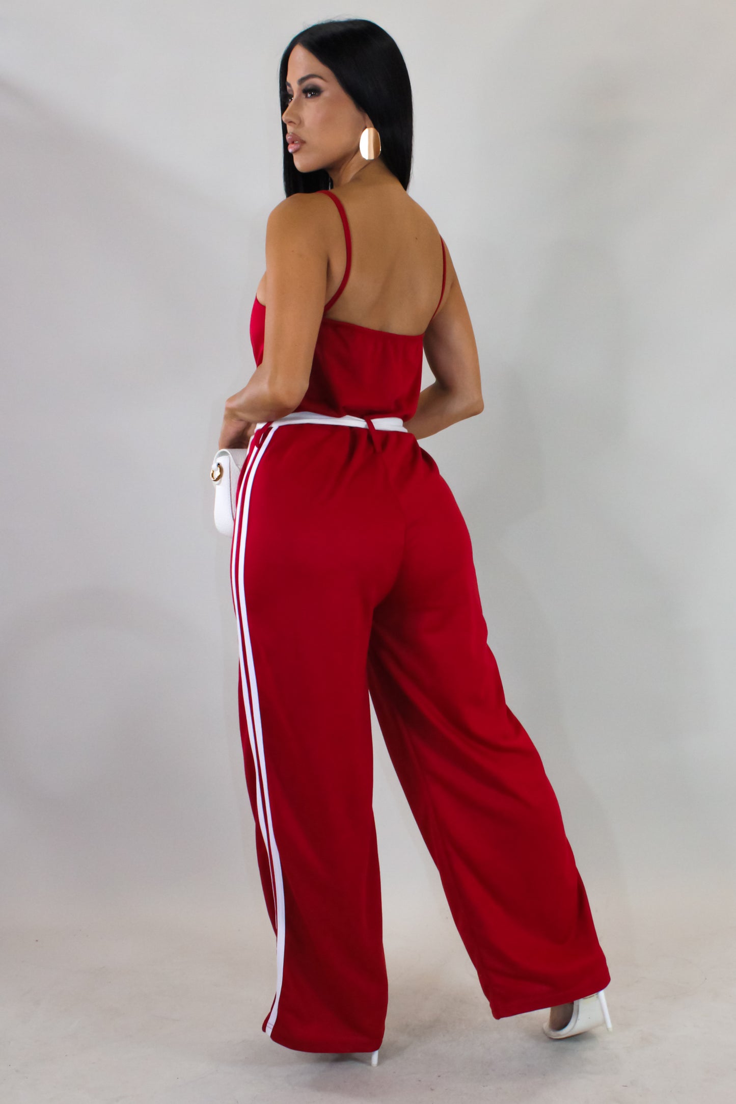 Menorca Jumpsuit - Burgundy