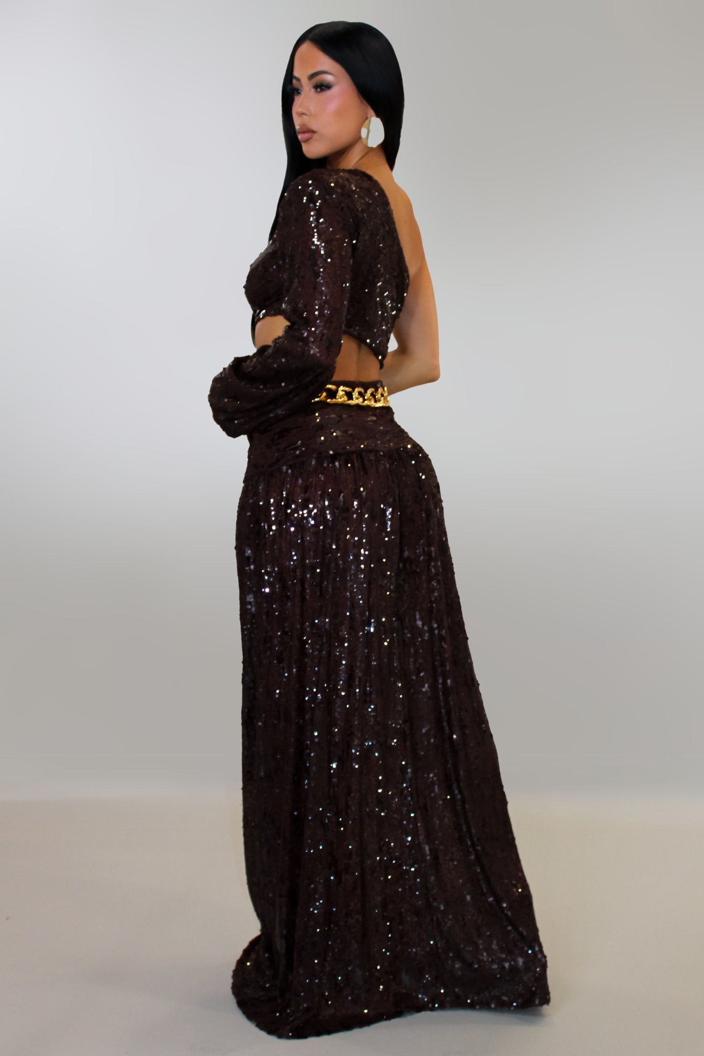 Going Rouge Maxi Dress- Brown