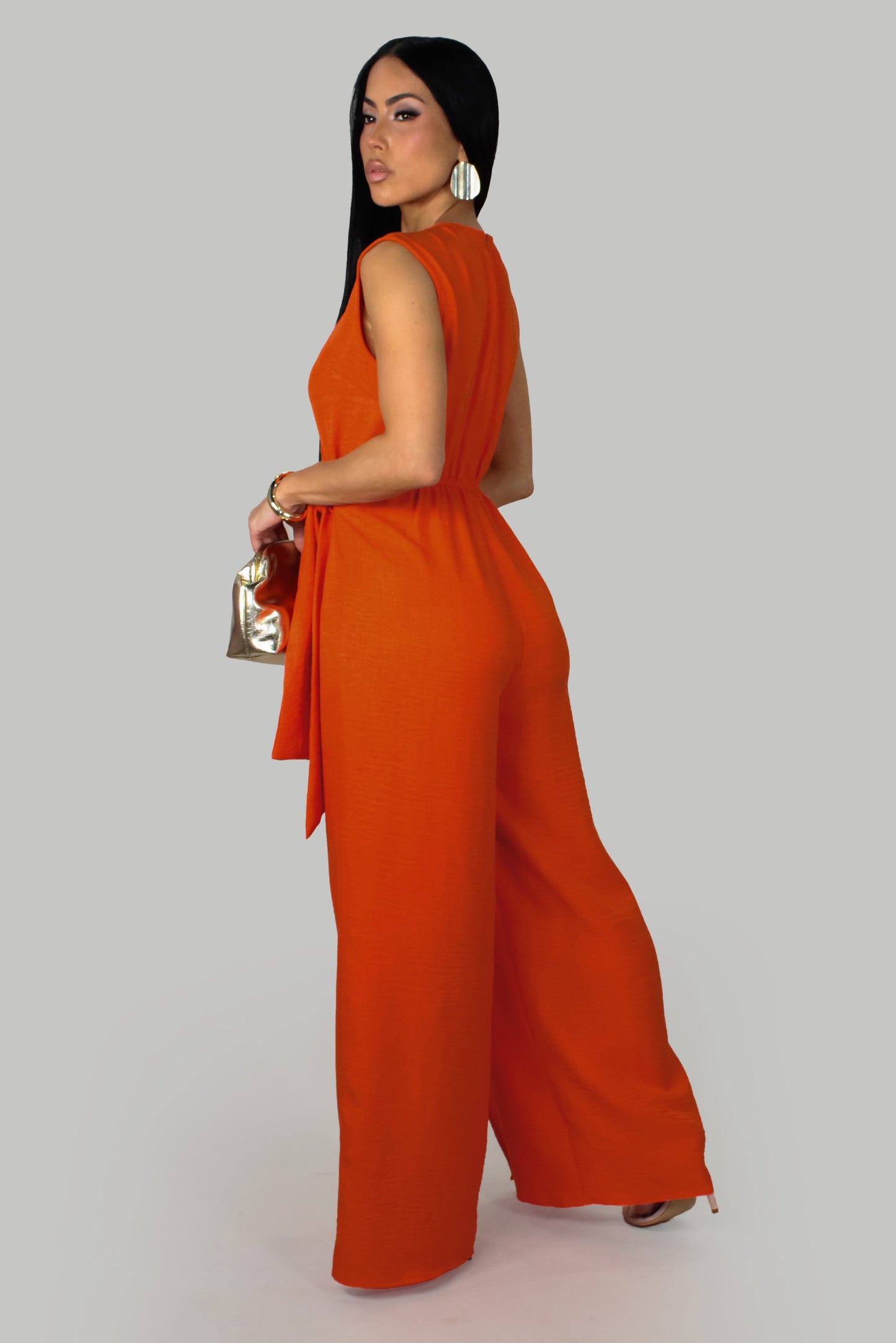 Aldana's Jumpsuit - Orange