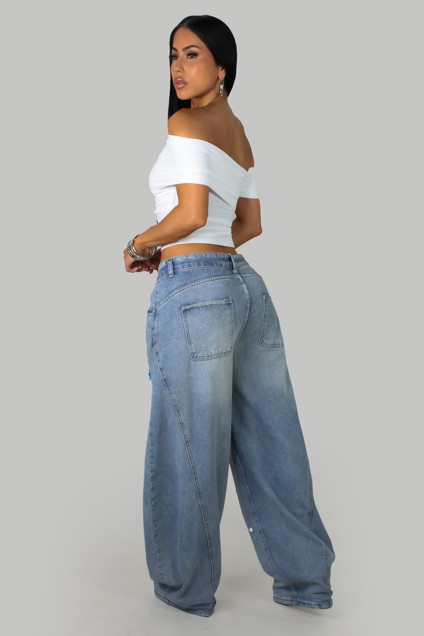 Galaxy Love Denim Pants - Denim