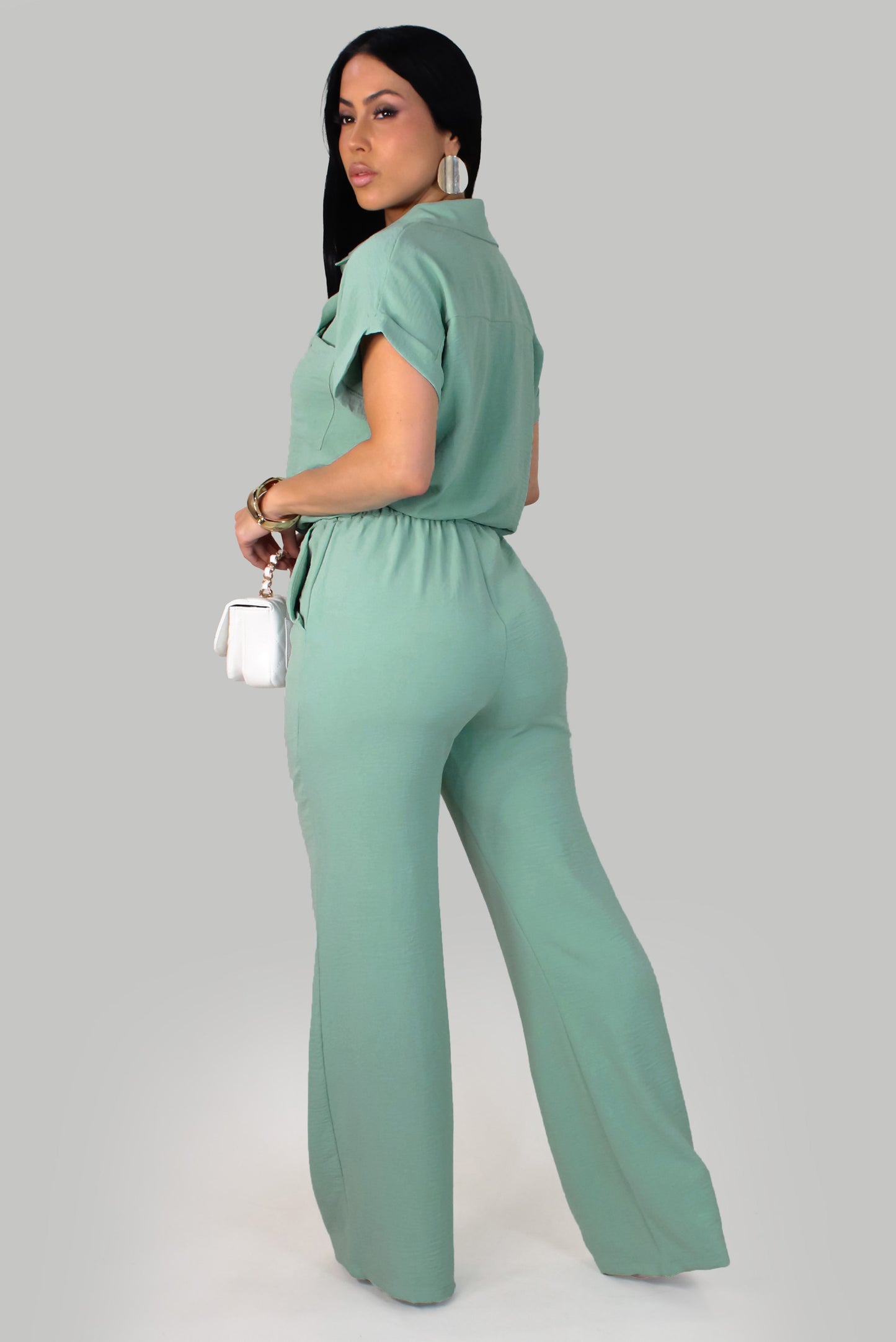 In Motion Pant Set - Sage