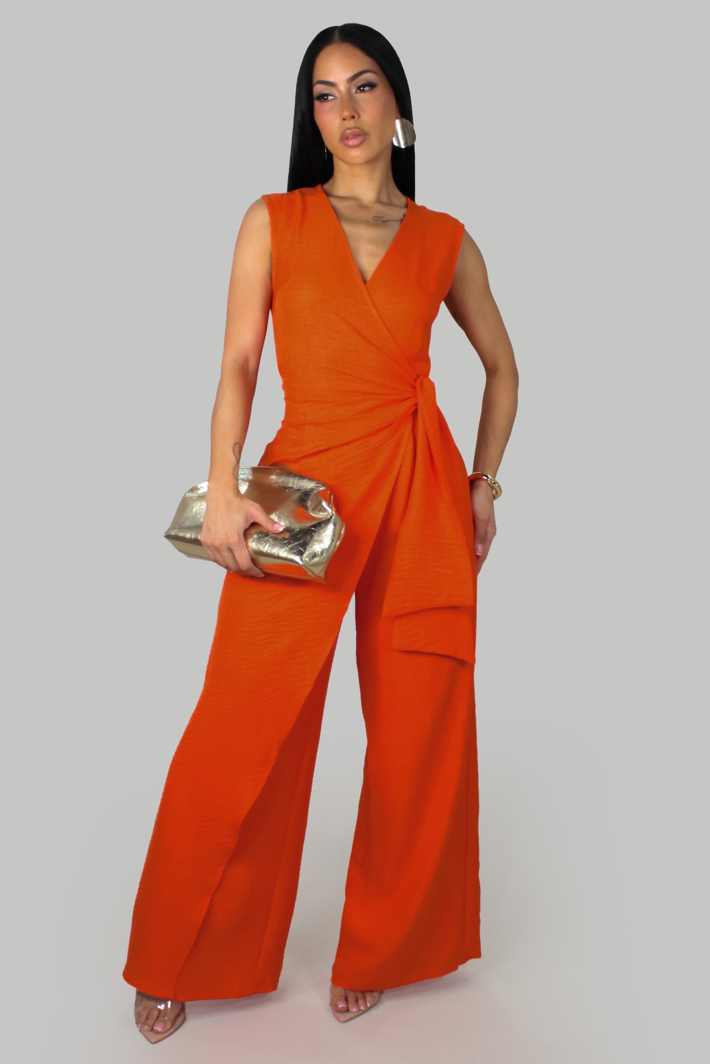 Aldana's Jumpsuit - Orange