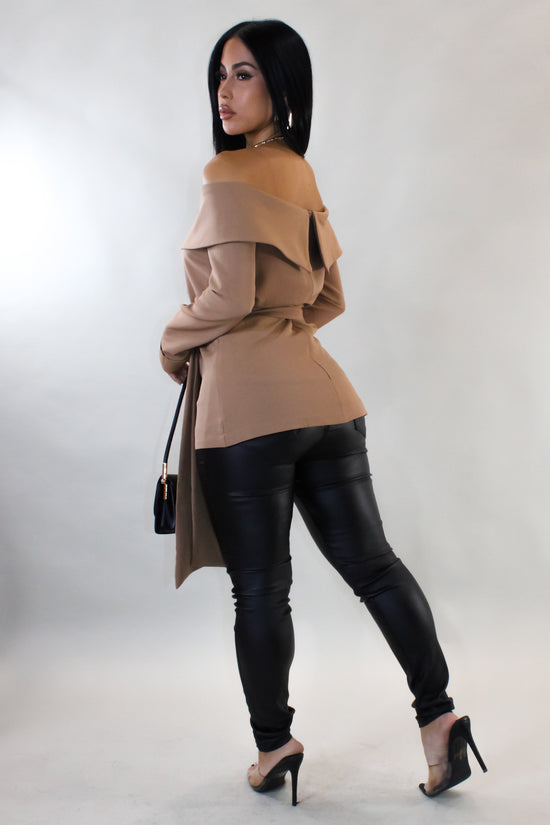 Can't Keep It Top - Brown