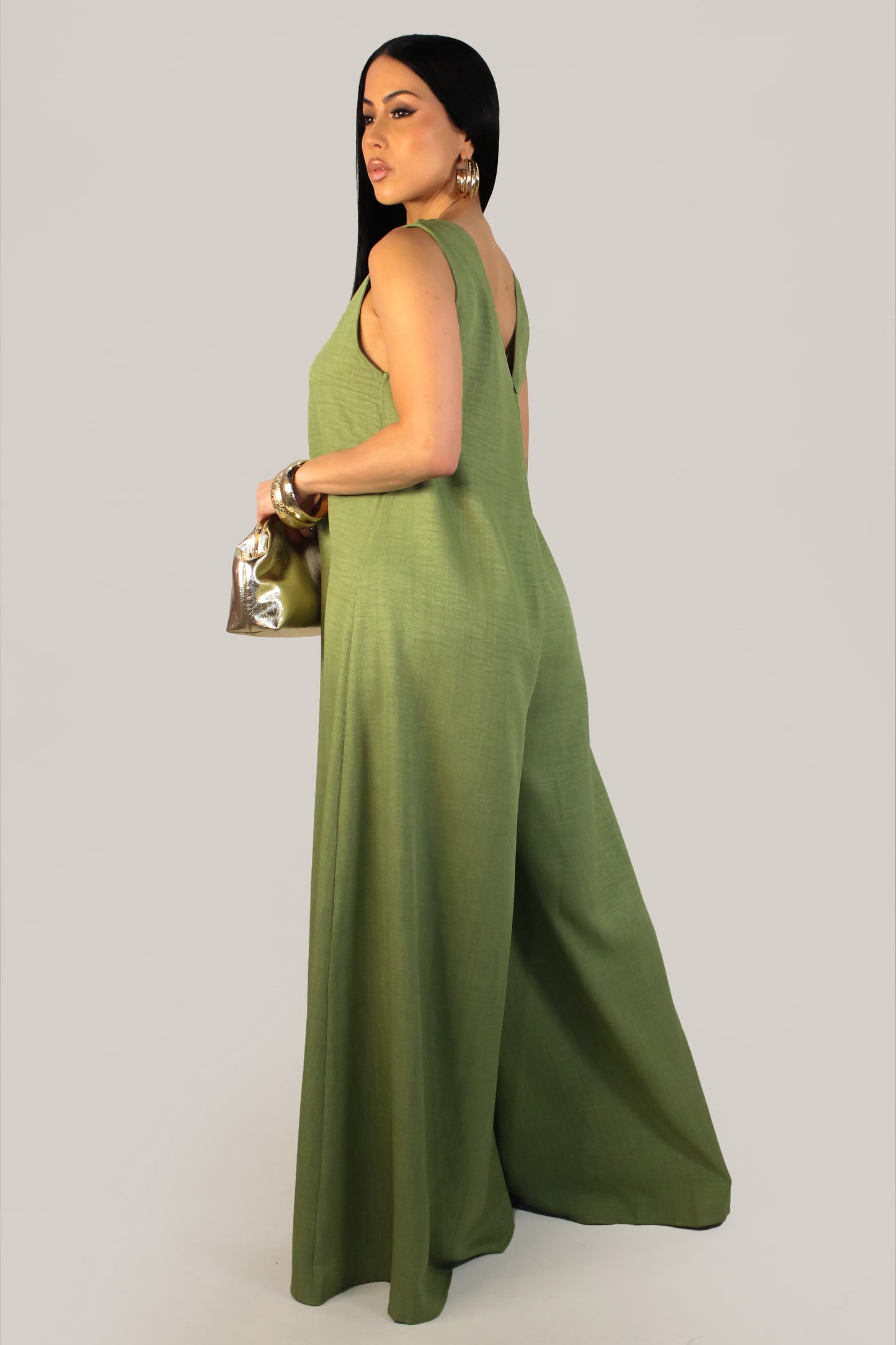 Spring Pleasures Jumpsuit - Olive