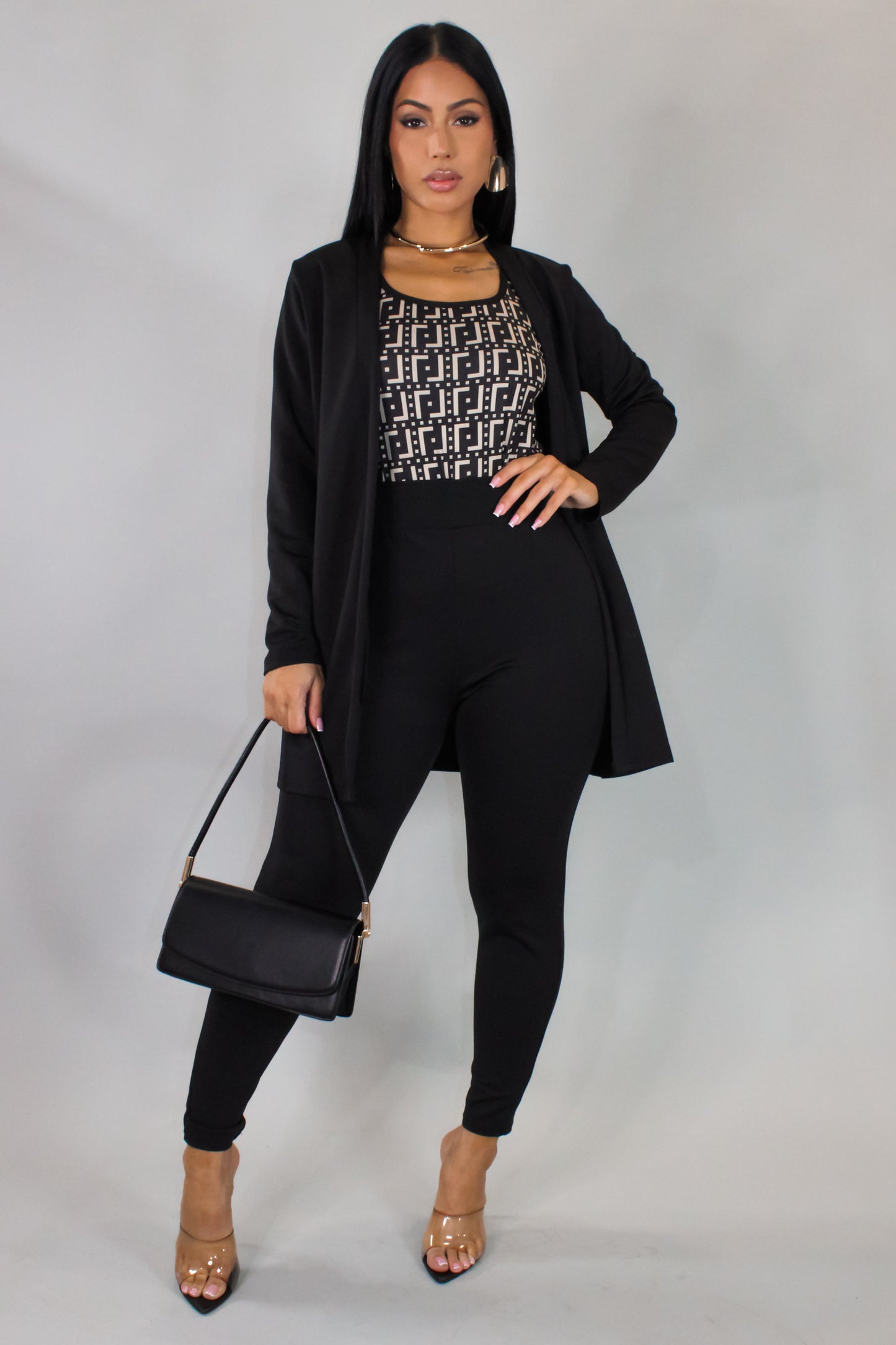 Been There Pant Set - Black