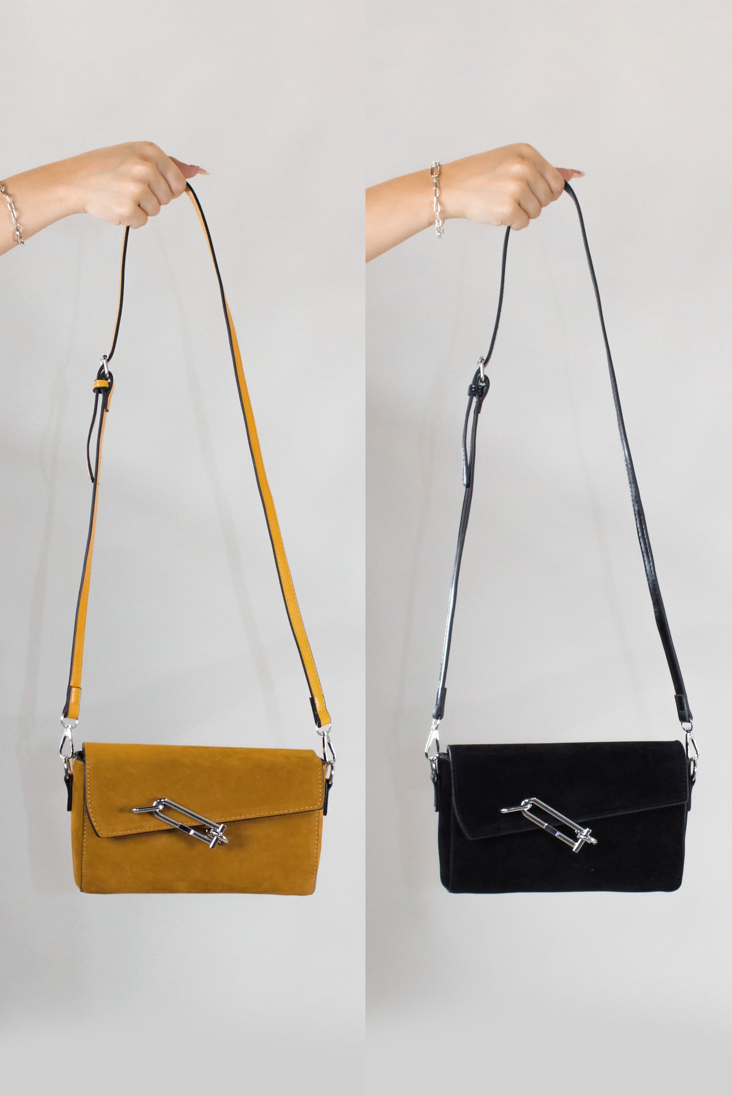 The Tabby Purse - Camel - Black