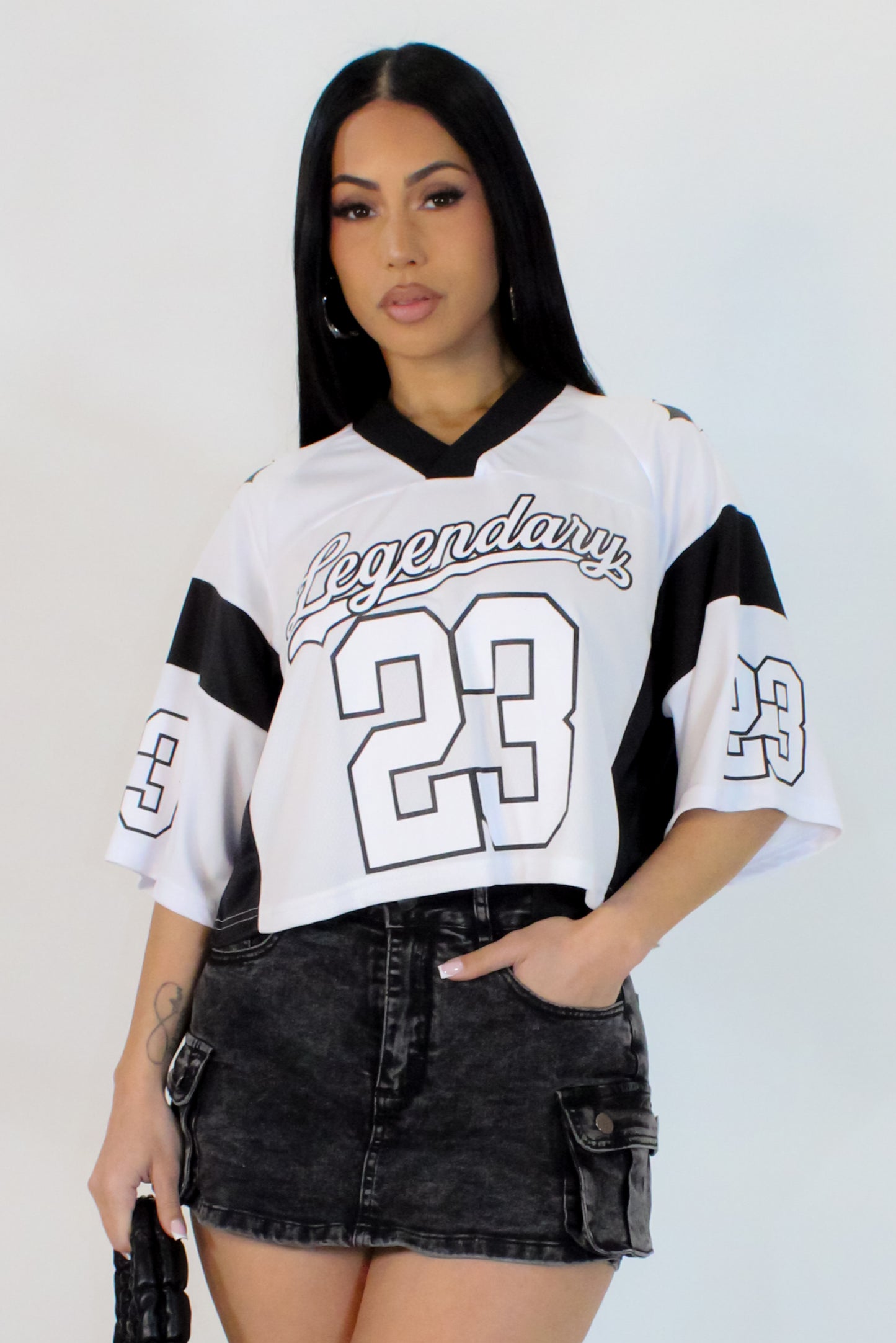 Legendary Crop Top - White