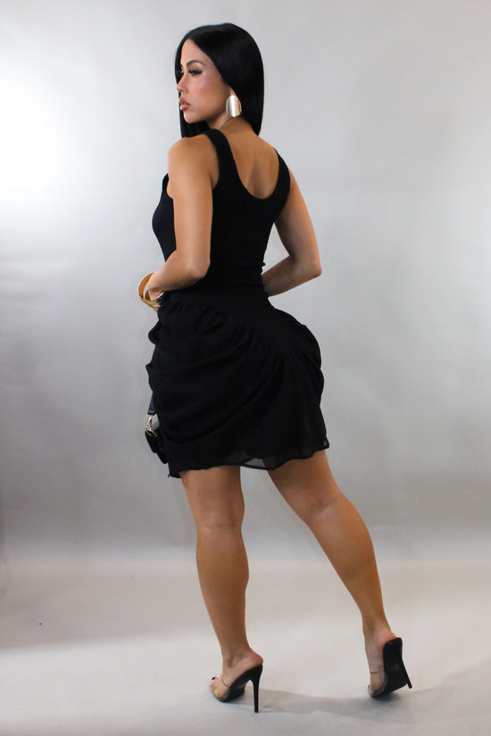 Never Let You Go Mini Dress - Black