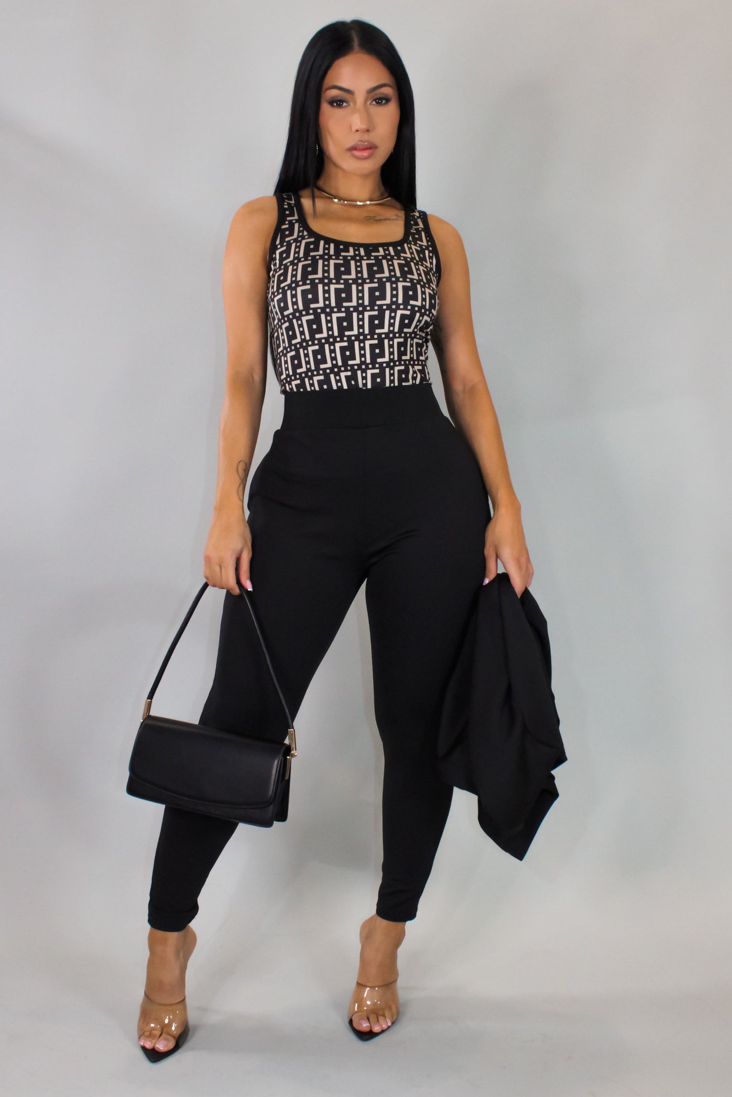 Been There Pant Set - Black