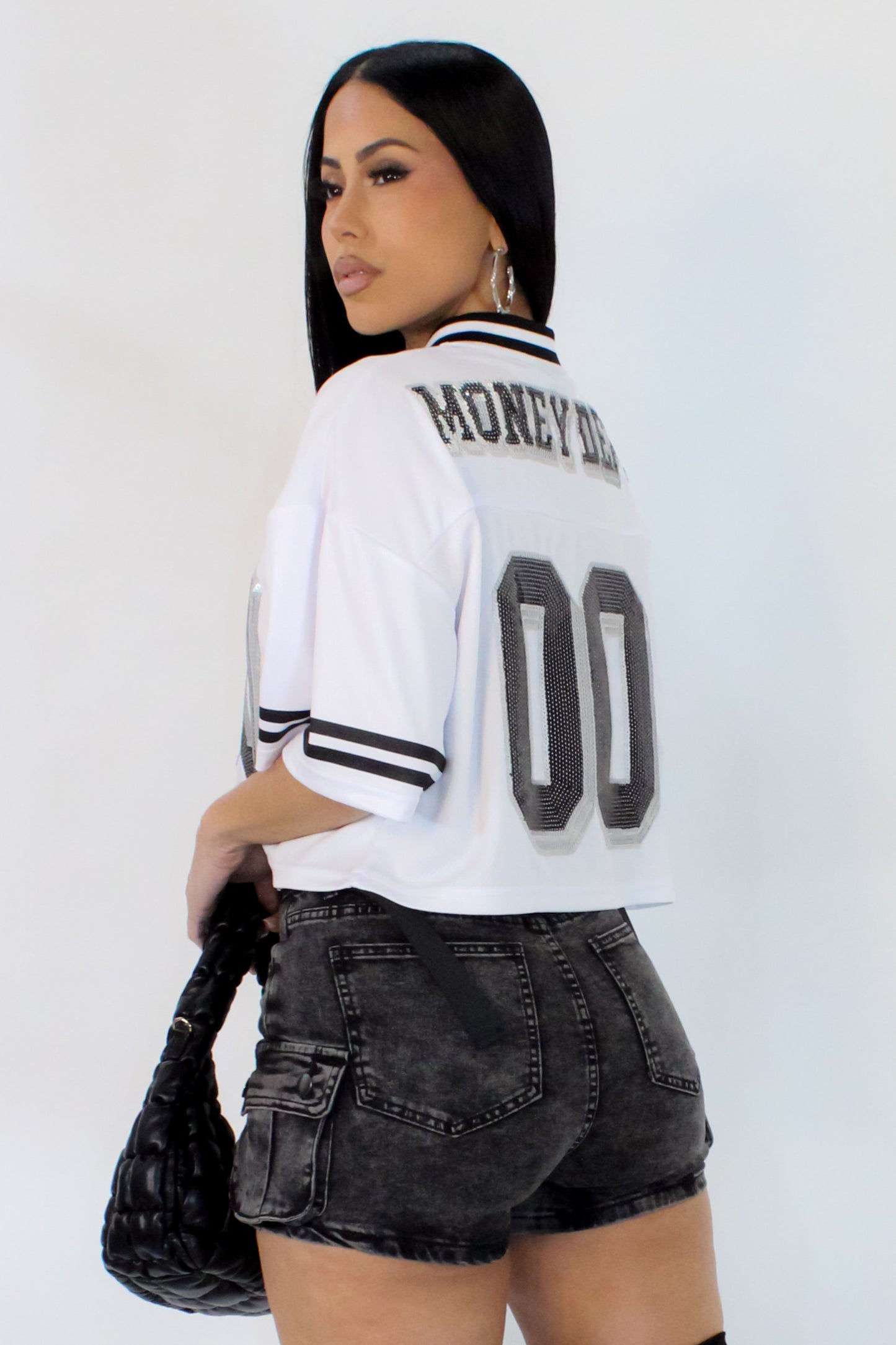 Getting Active Crop Top - White