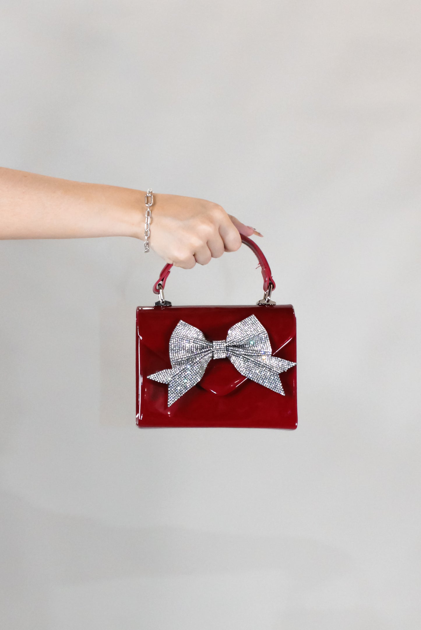 Dont Wait Up Purse - Red - Black