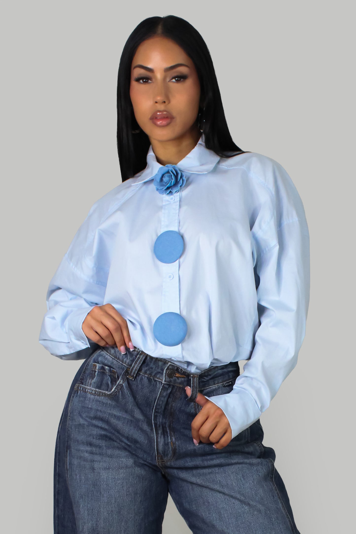 Tessy's Top - Blue