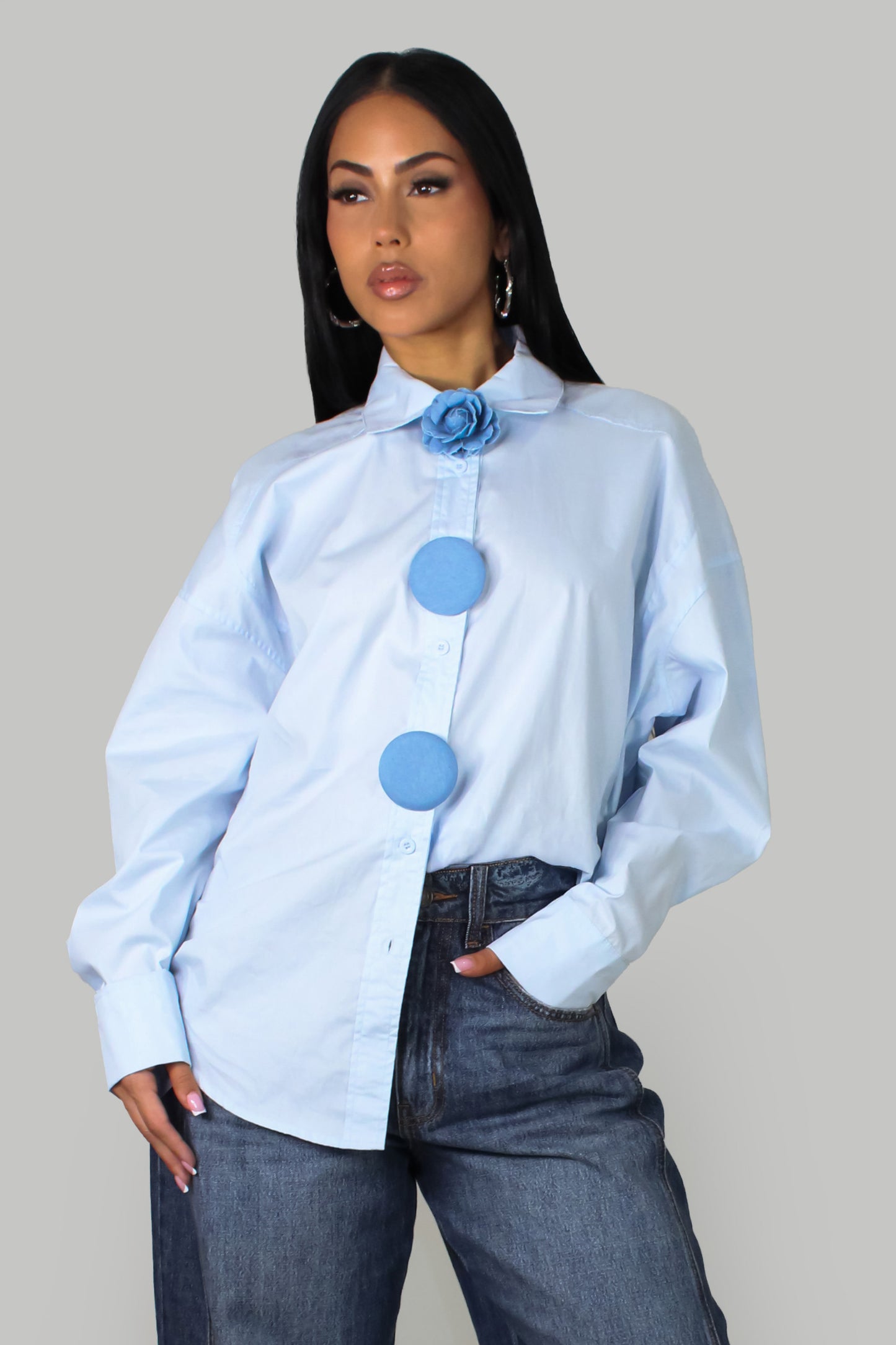 Tessy's Top - Blue