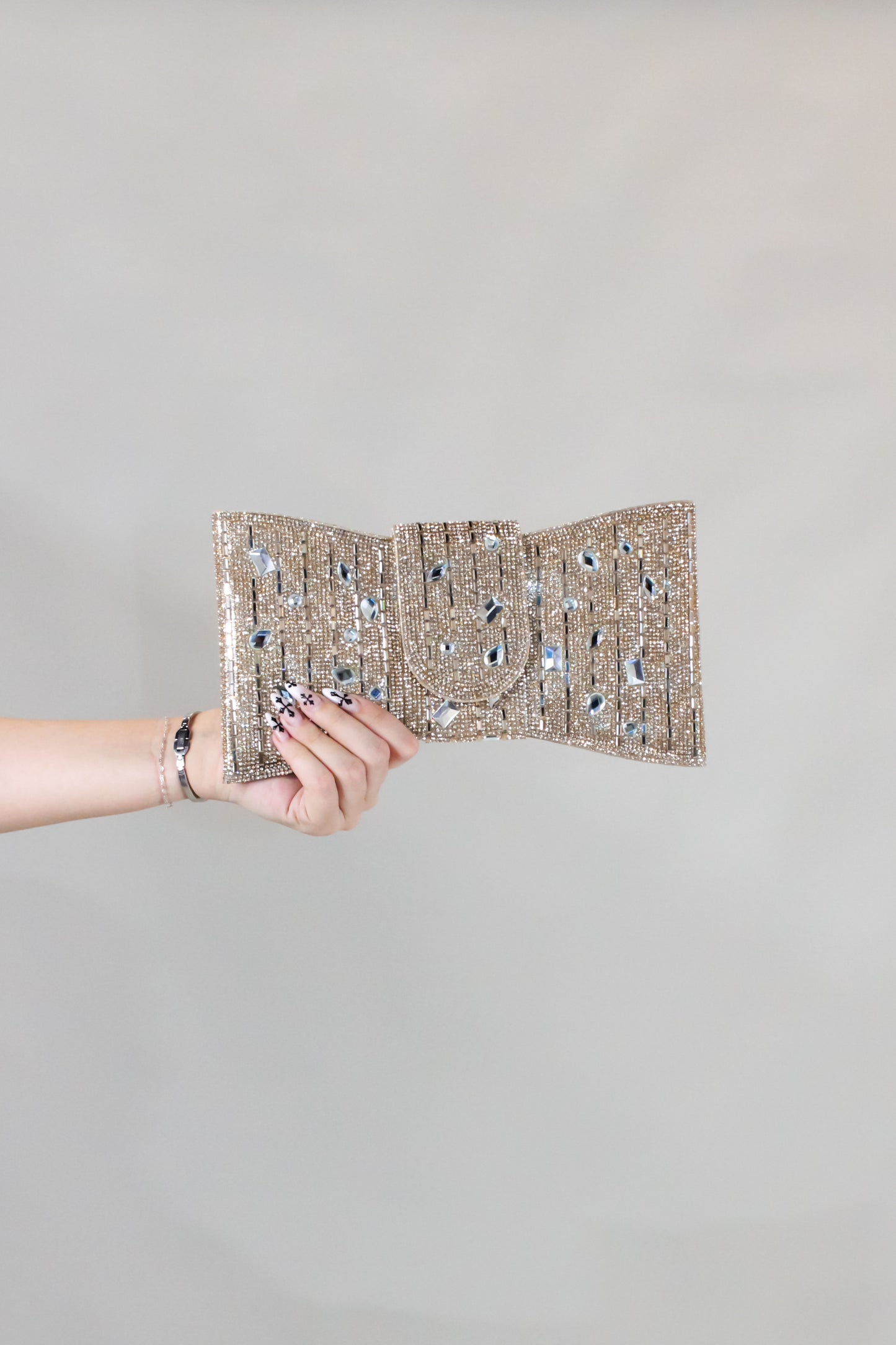 The Clutch Purse - Gold - Silver - Black
