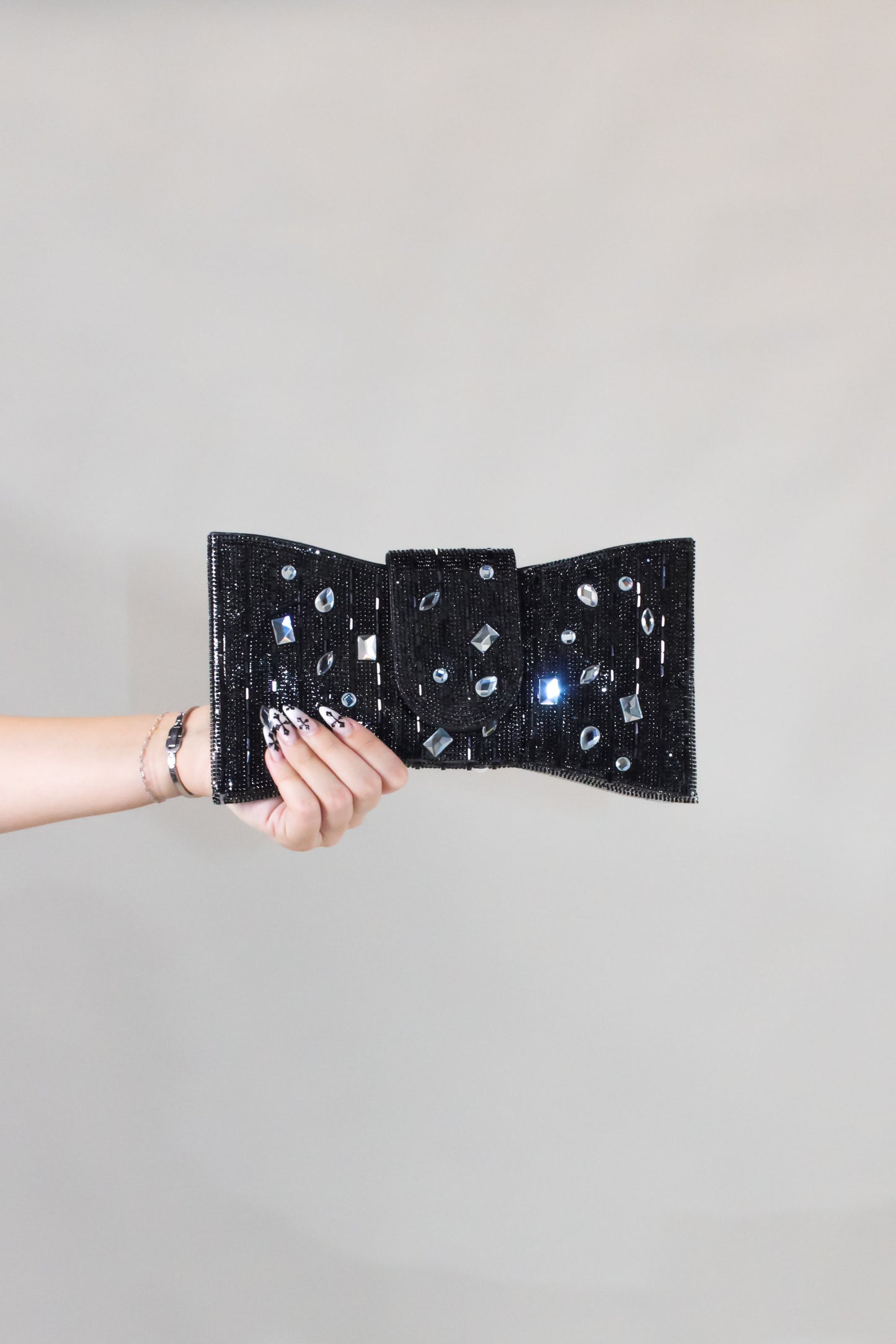 The Clutch Purse - Gold - Silver - Black