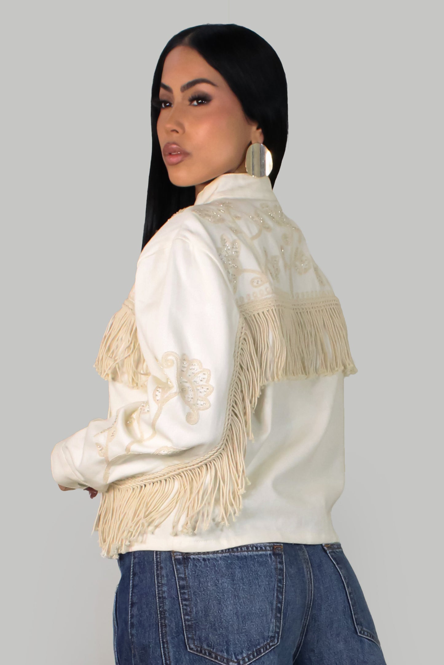 Endless Flowers Jacket - Beige