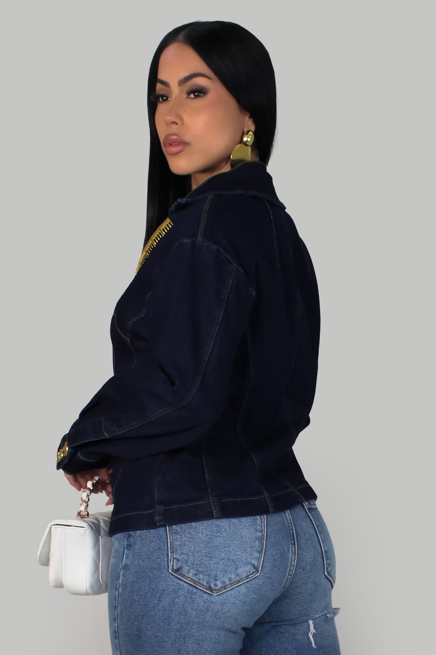 Stay Here With Jacket - Blue