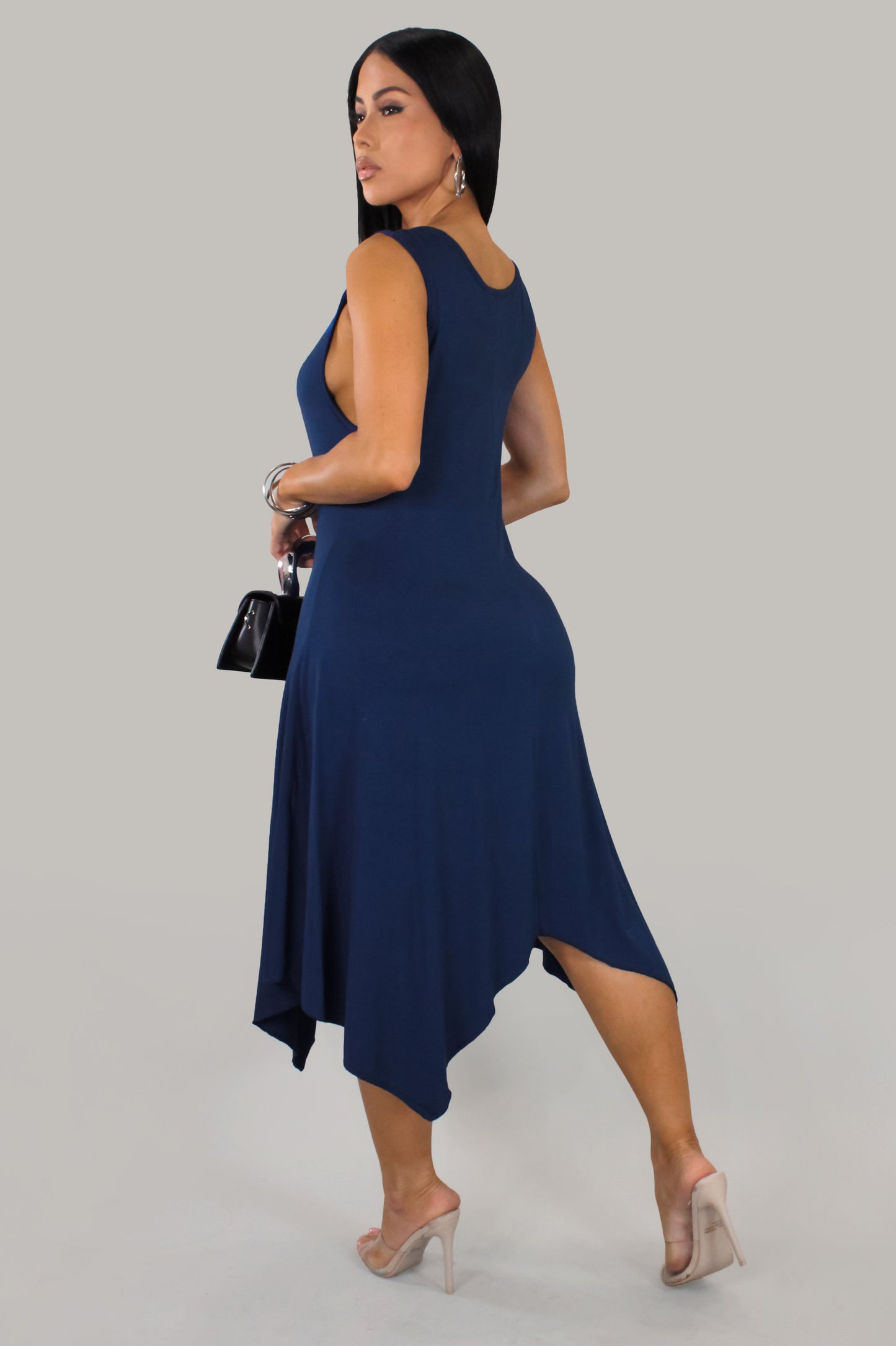 Walking By The Seaside Dress - Blue