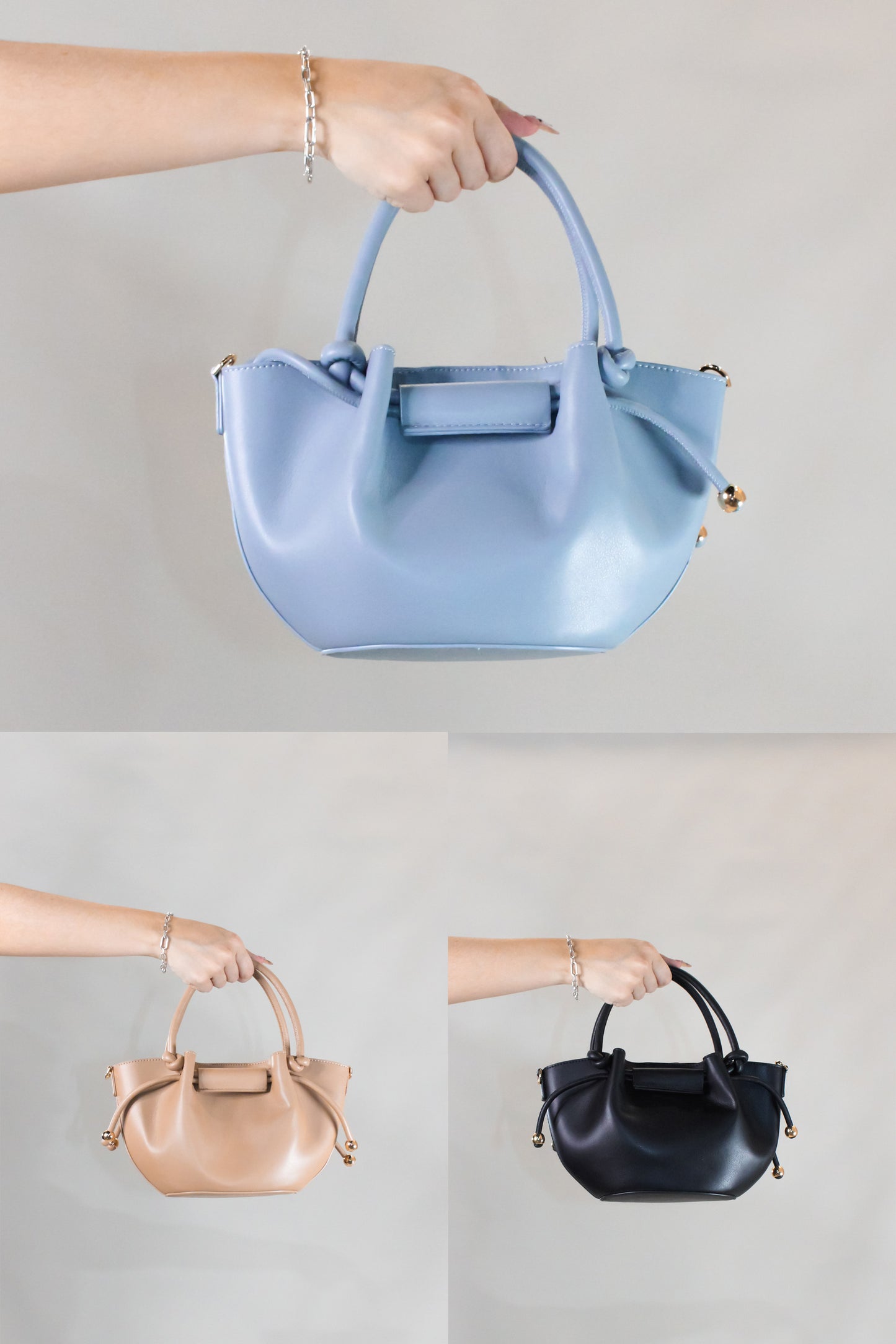 Chelsea Purse - Blue - Tan - Black