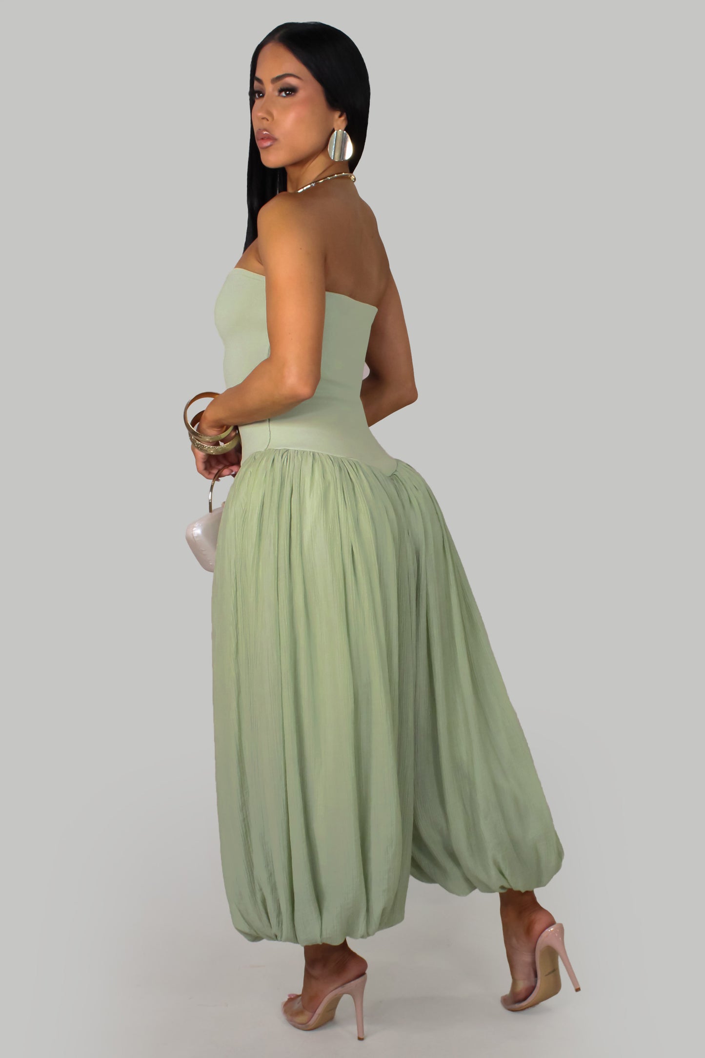 Jasmine Paradise  Jumpsuit - Green