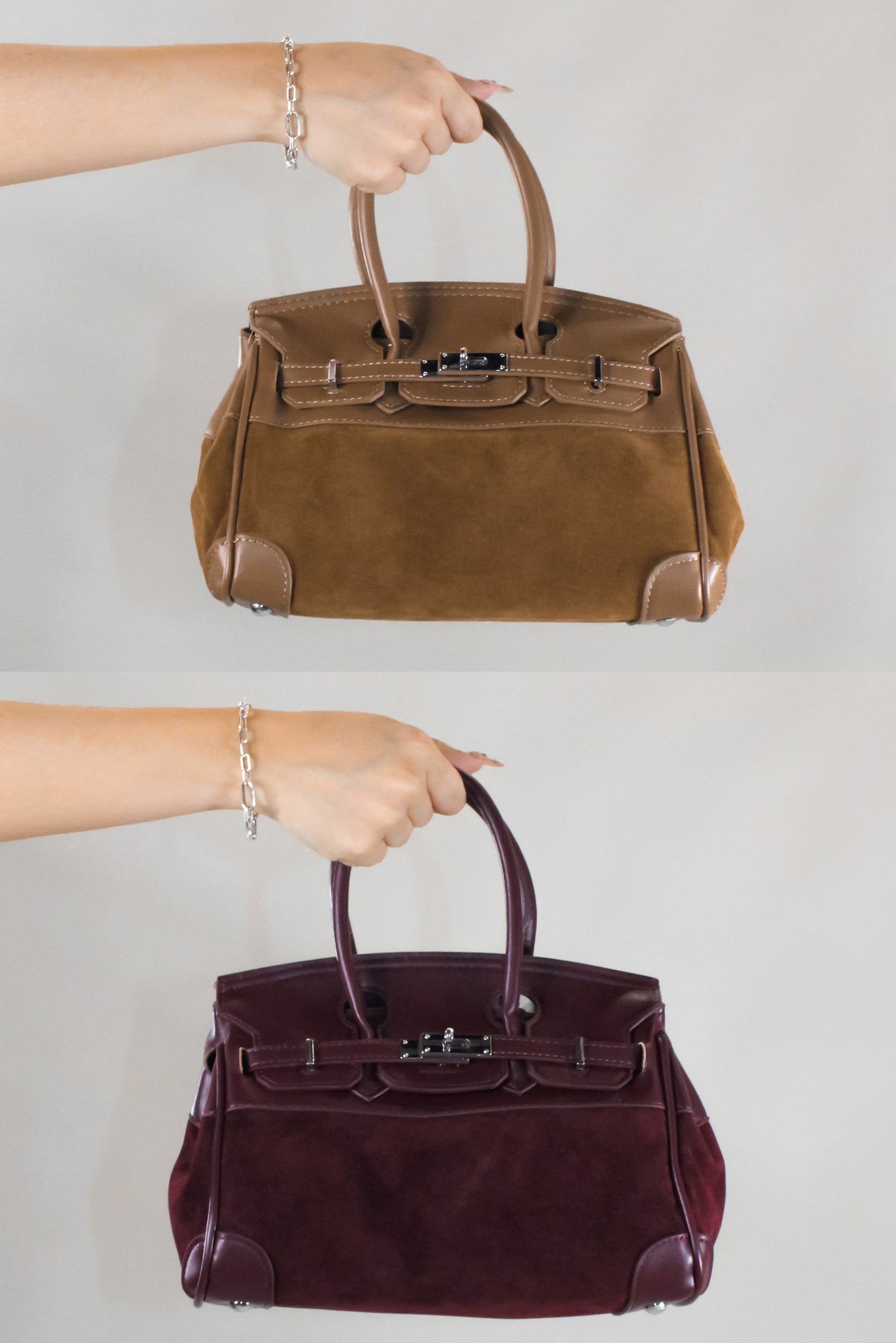 My Way Purse - Wine - Camel