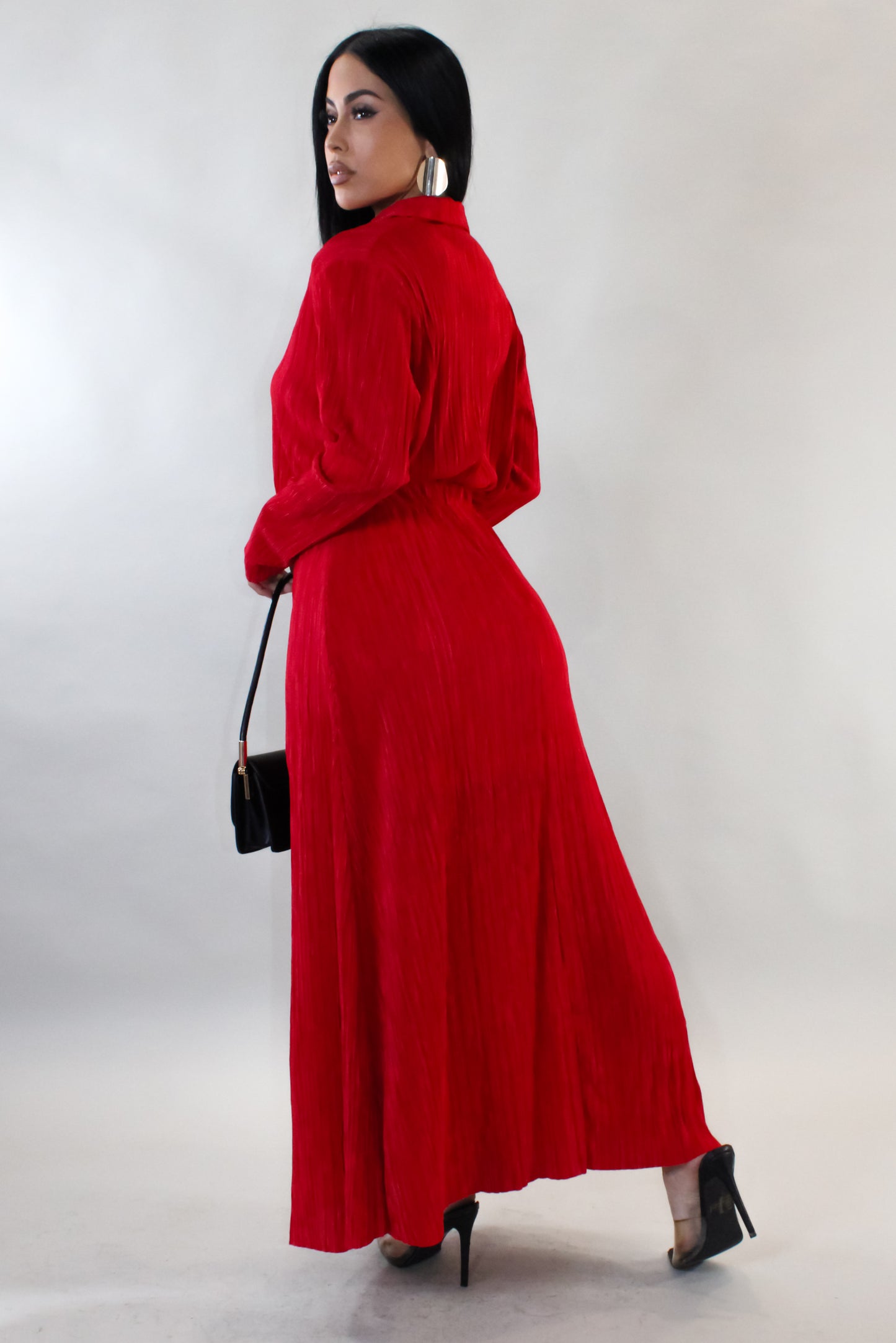 Give You A House Tour Skirt Set - Red