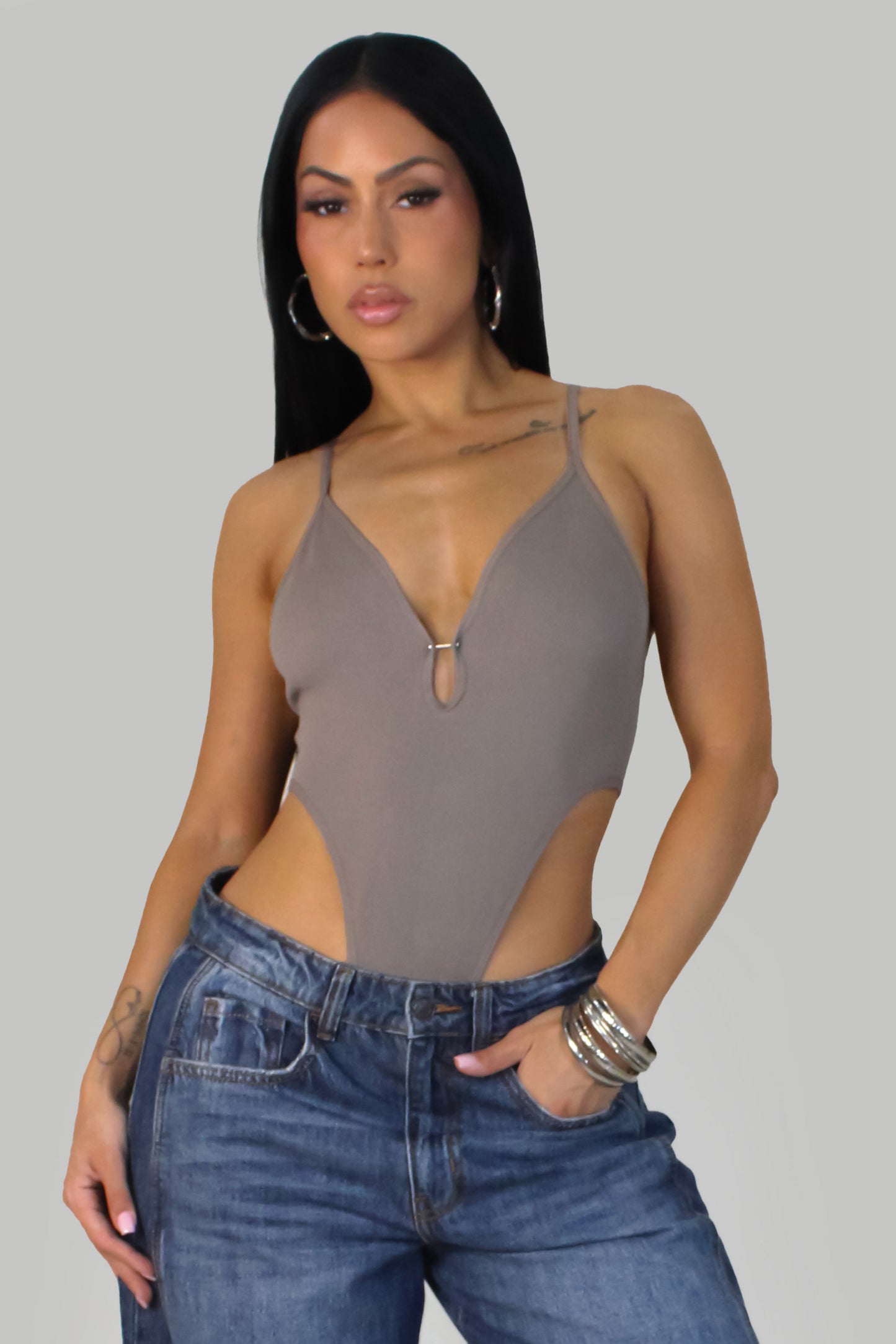 Melissa's Bodysuit - Cocoa
