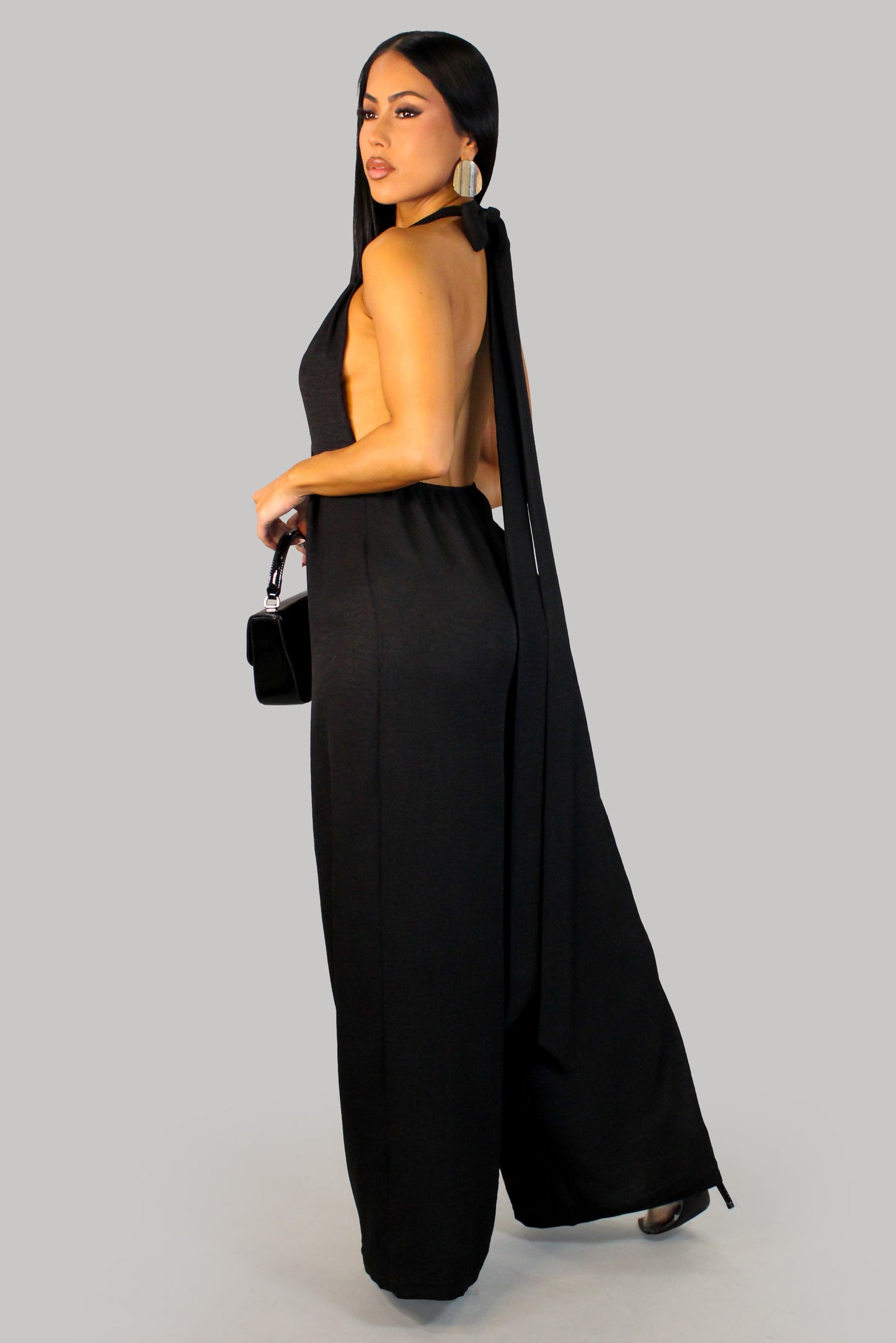 Entering At The End Jumpsuit - Black