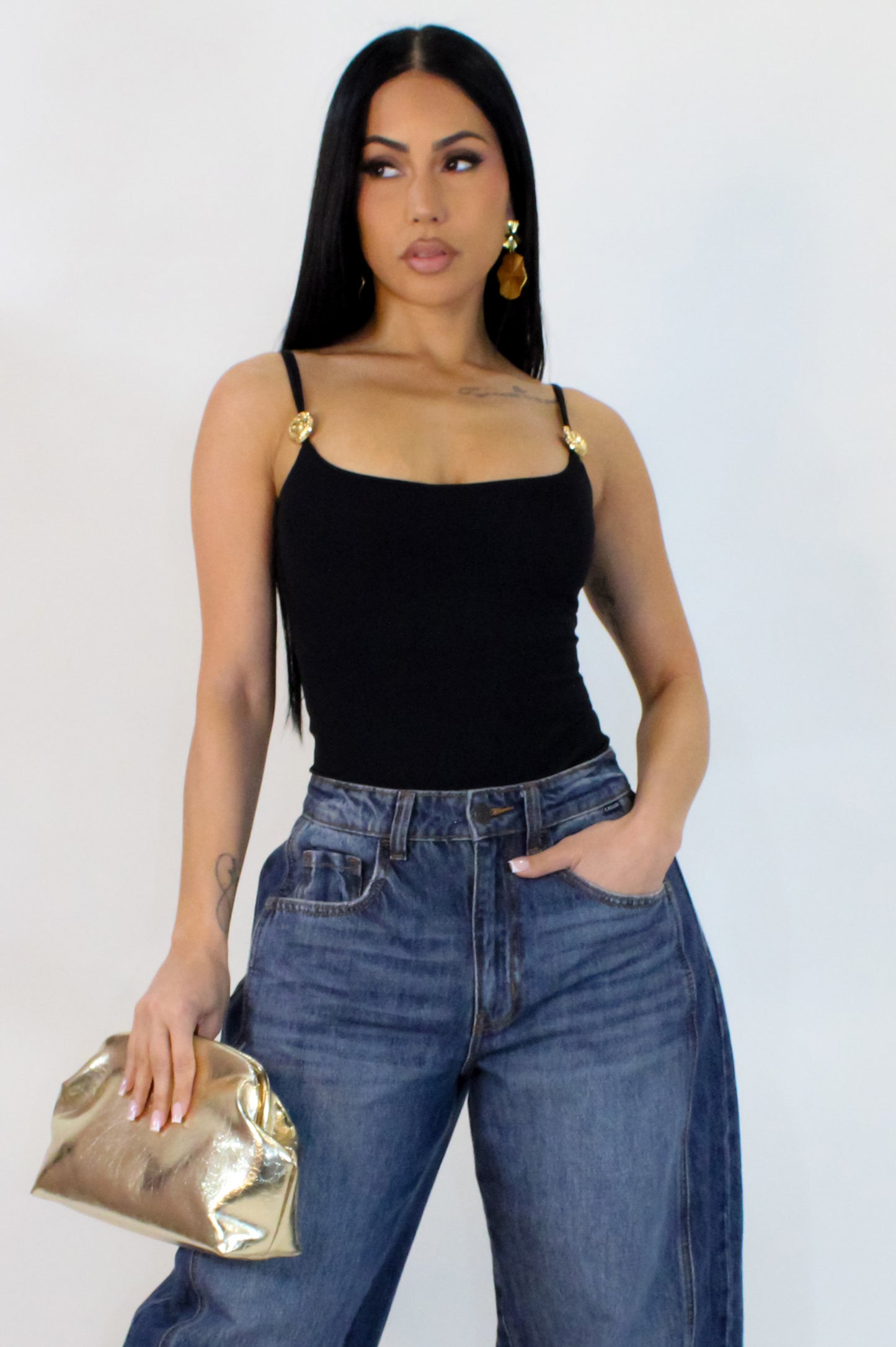 Hate It Or Love It Bodysuit - Black