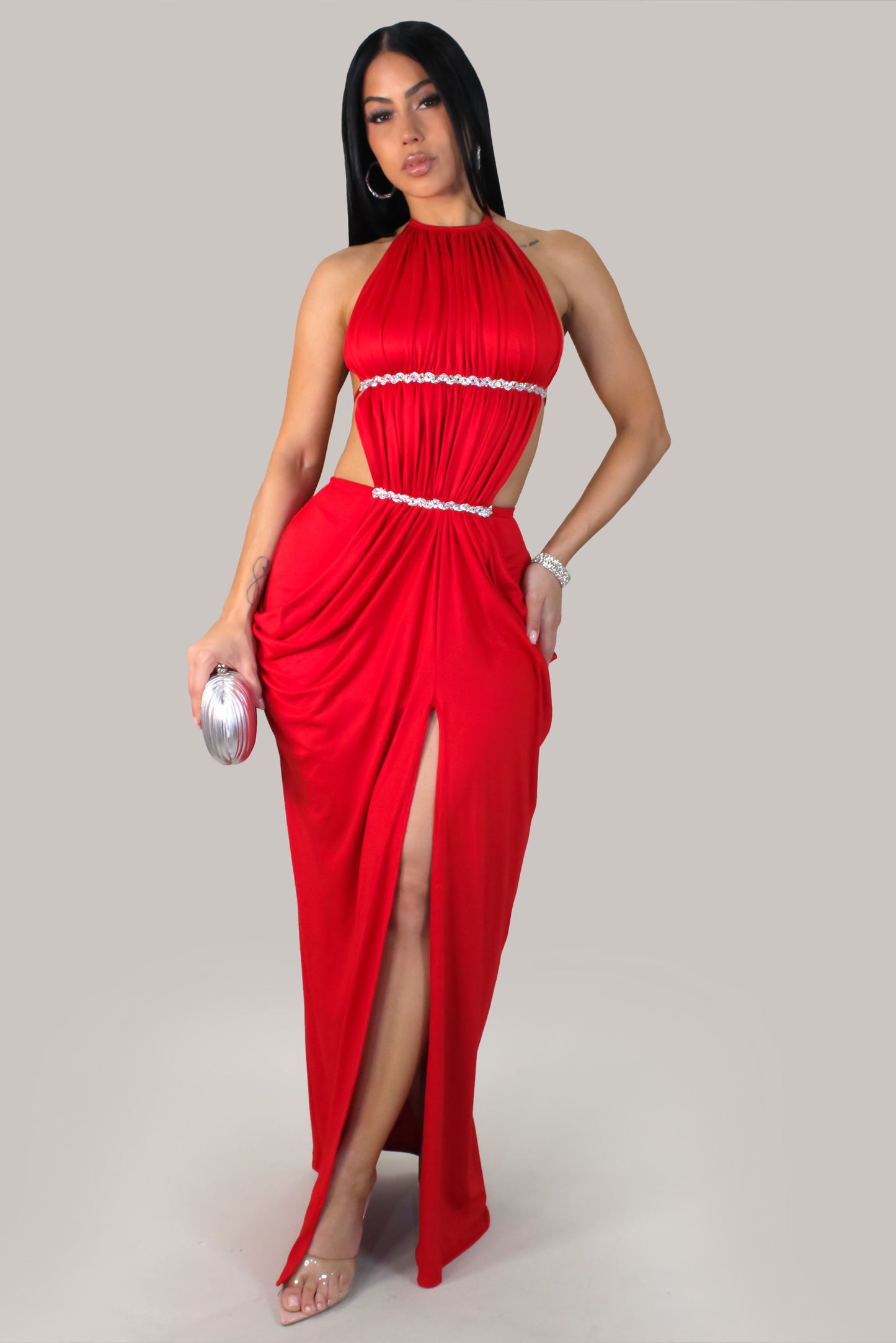 Dreams Of Jaipur Dress - Red