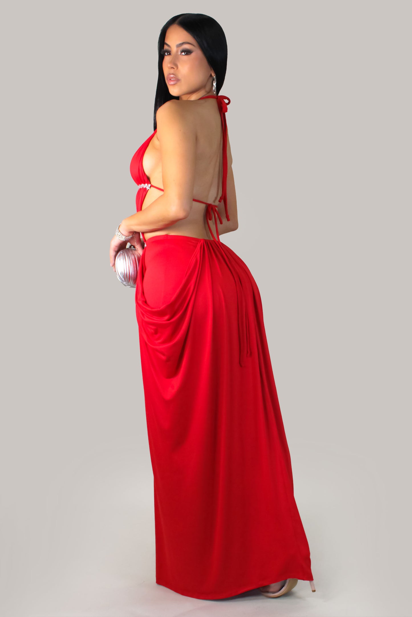 Dreams Of Jaipur Dress - Red