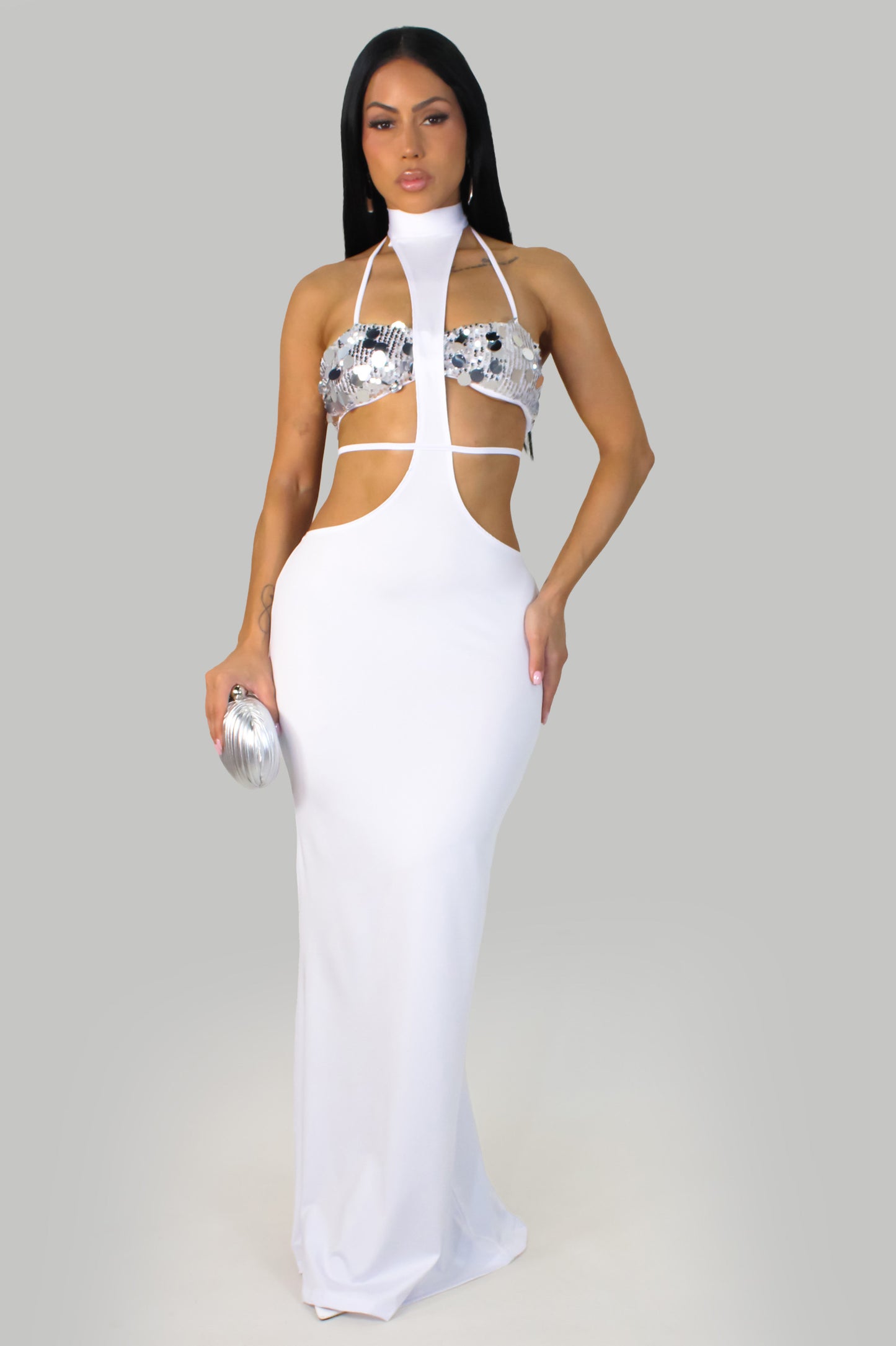 Mykonos Skirt Set - White