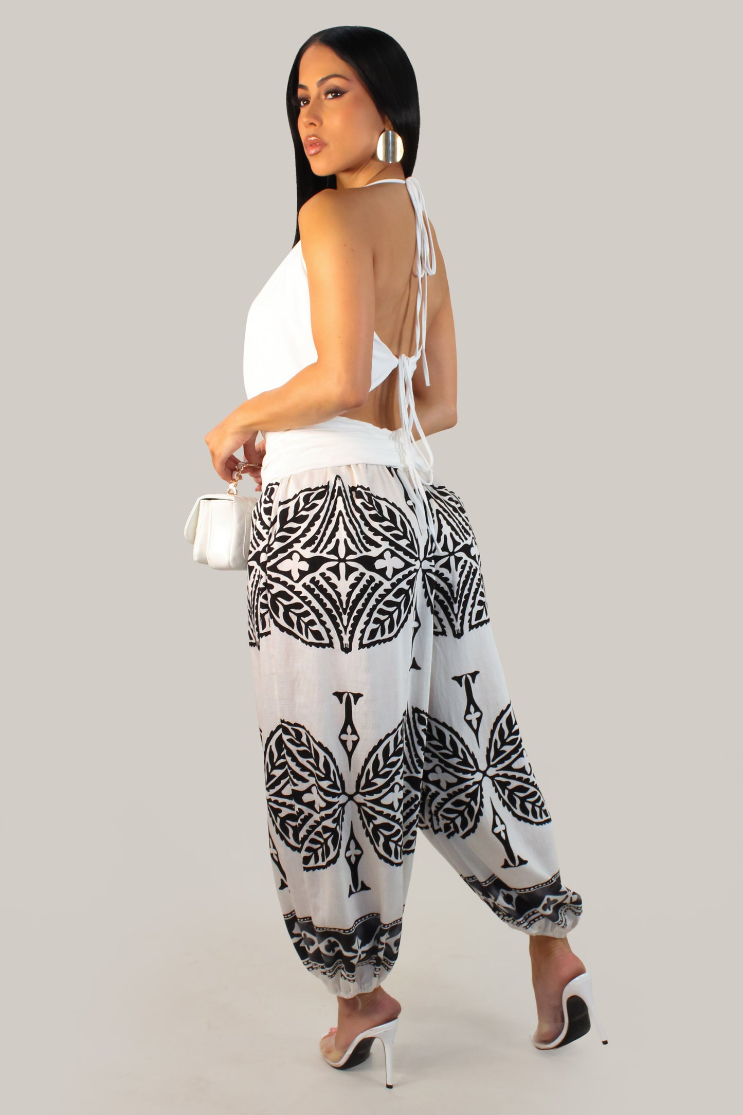 BoraBora's Evening Pant - Black & White