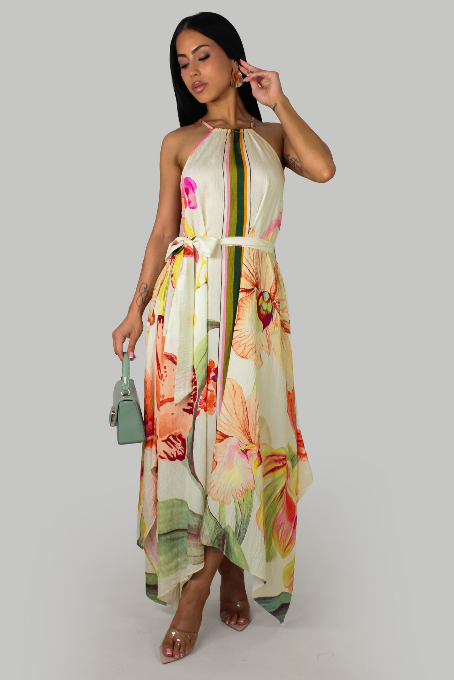 Spring Flowers Maxi Dress - Multi