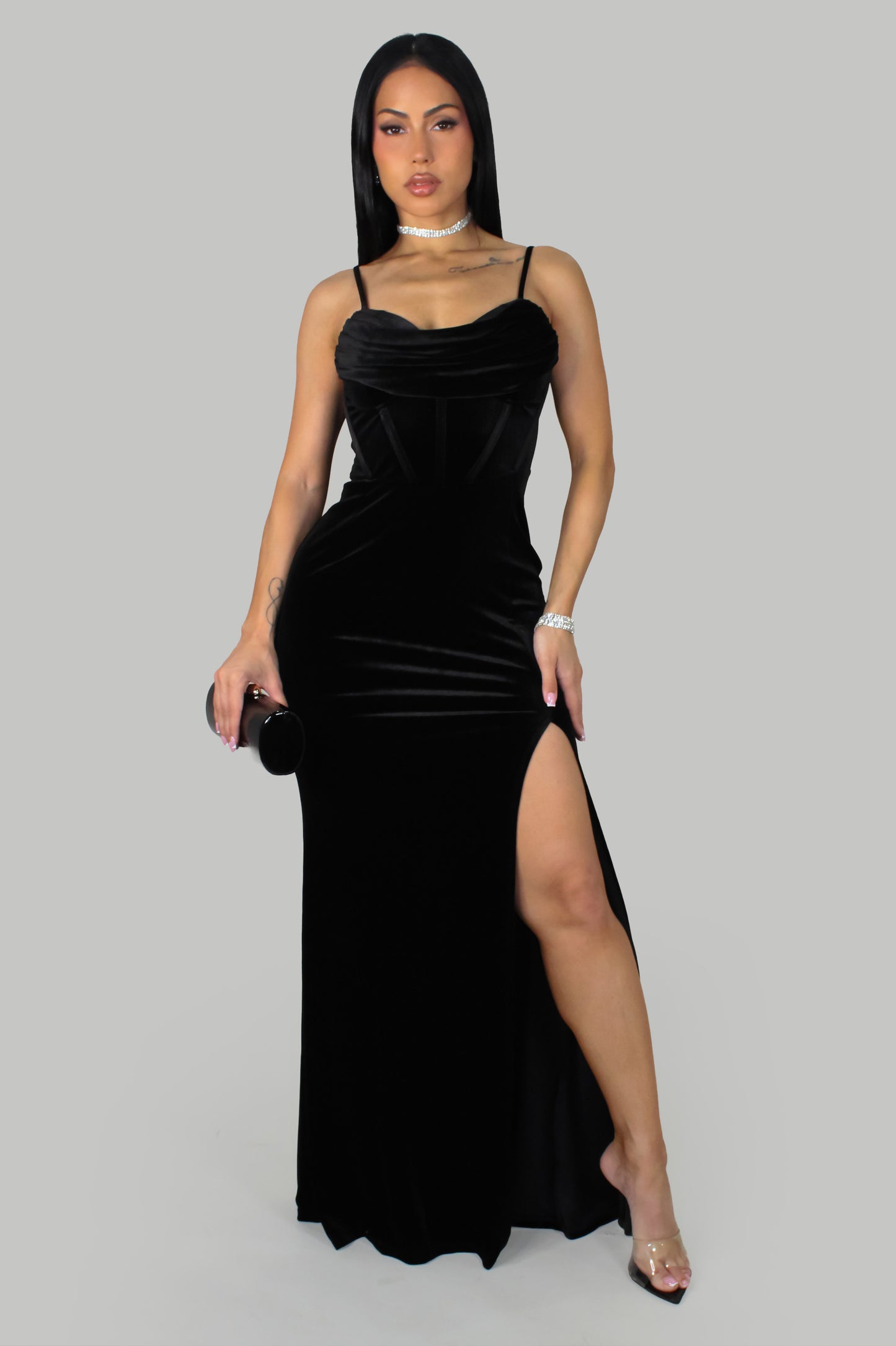 Sienna Maxi Dress - Black