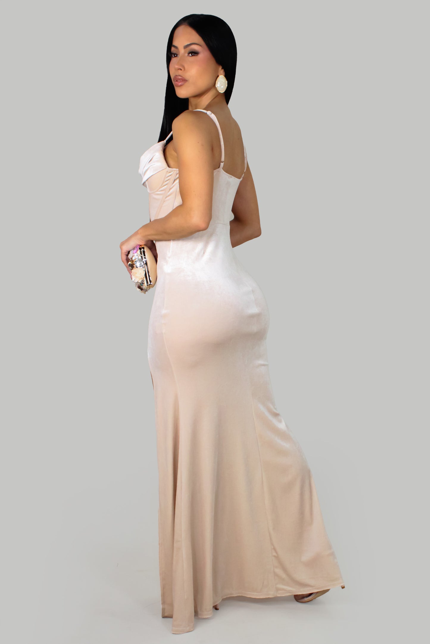 Sienna Maxi Dress - Champagne